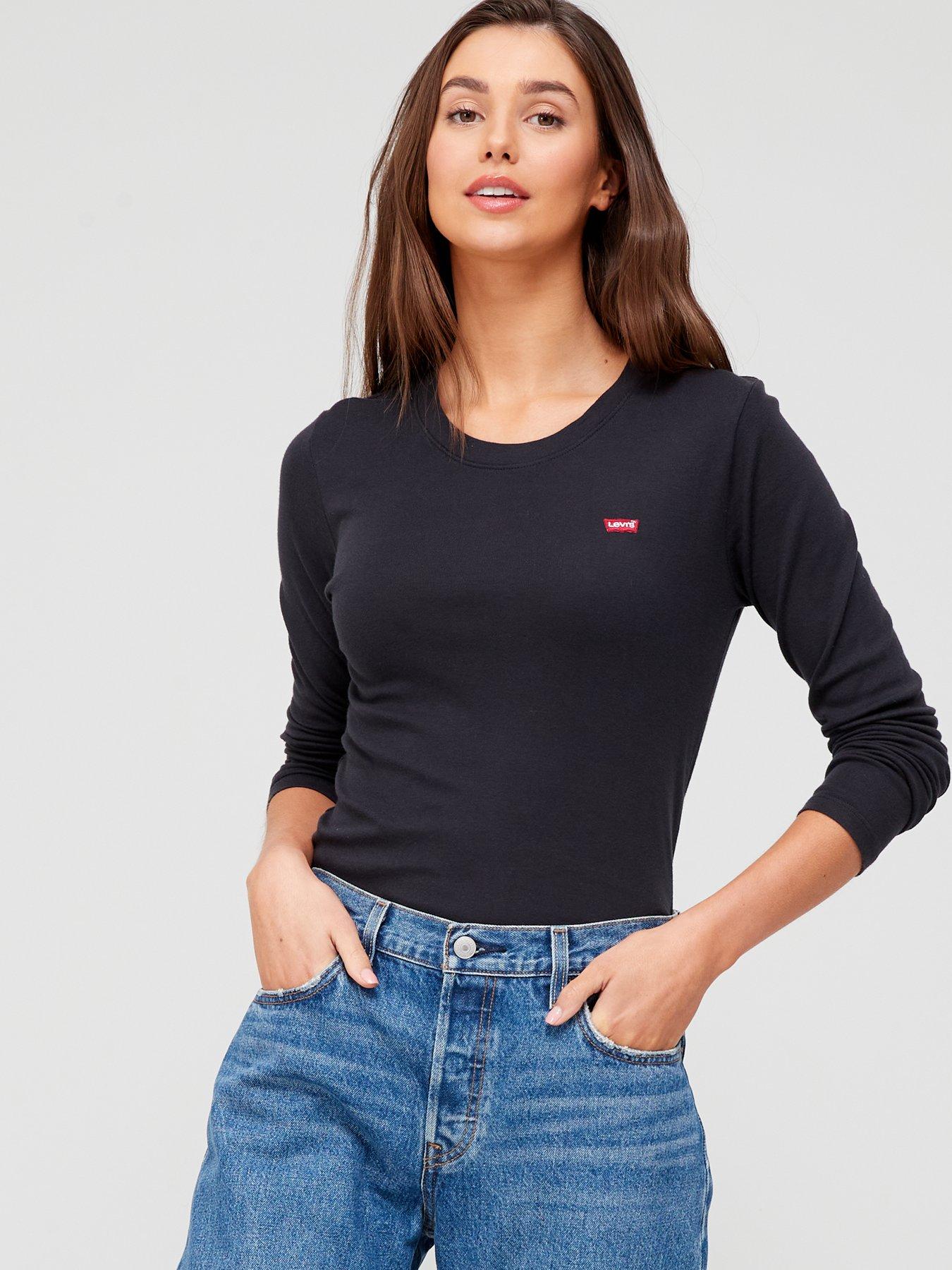 SKIMS FITS EVERYBODY LONG SLEEVE T-SHIRT IN XS, Women's Fashion, Tops,  Longsleeves on Carousell