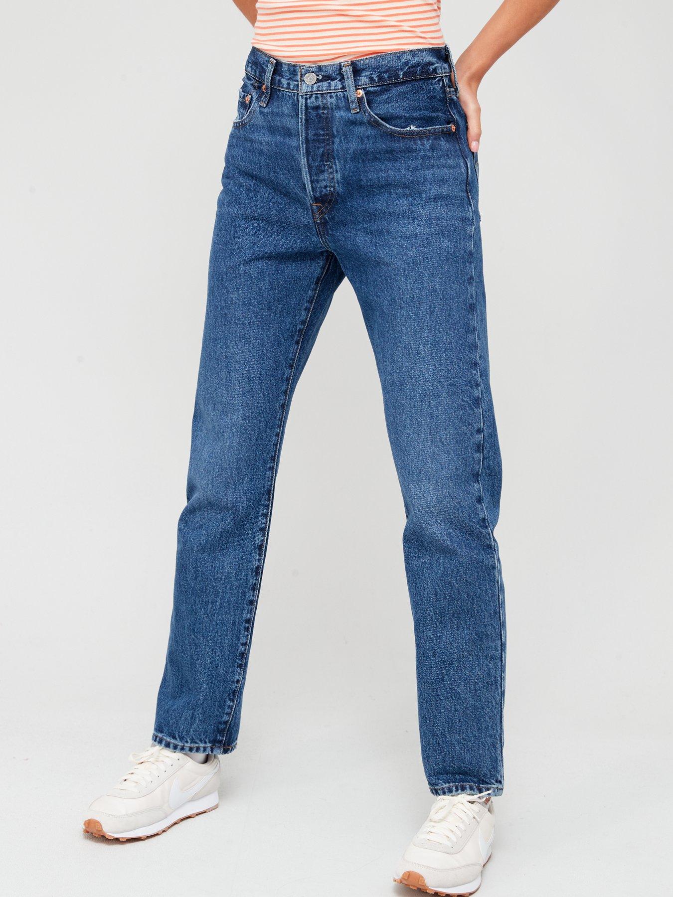 undefined 501® Crop - Orinda Troy Horse - Blue