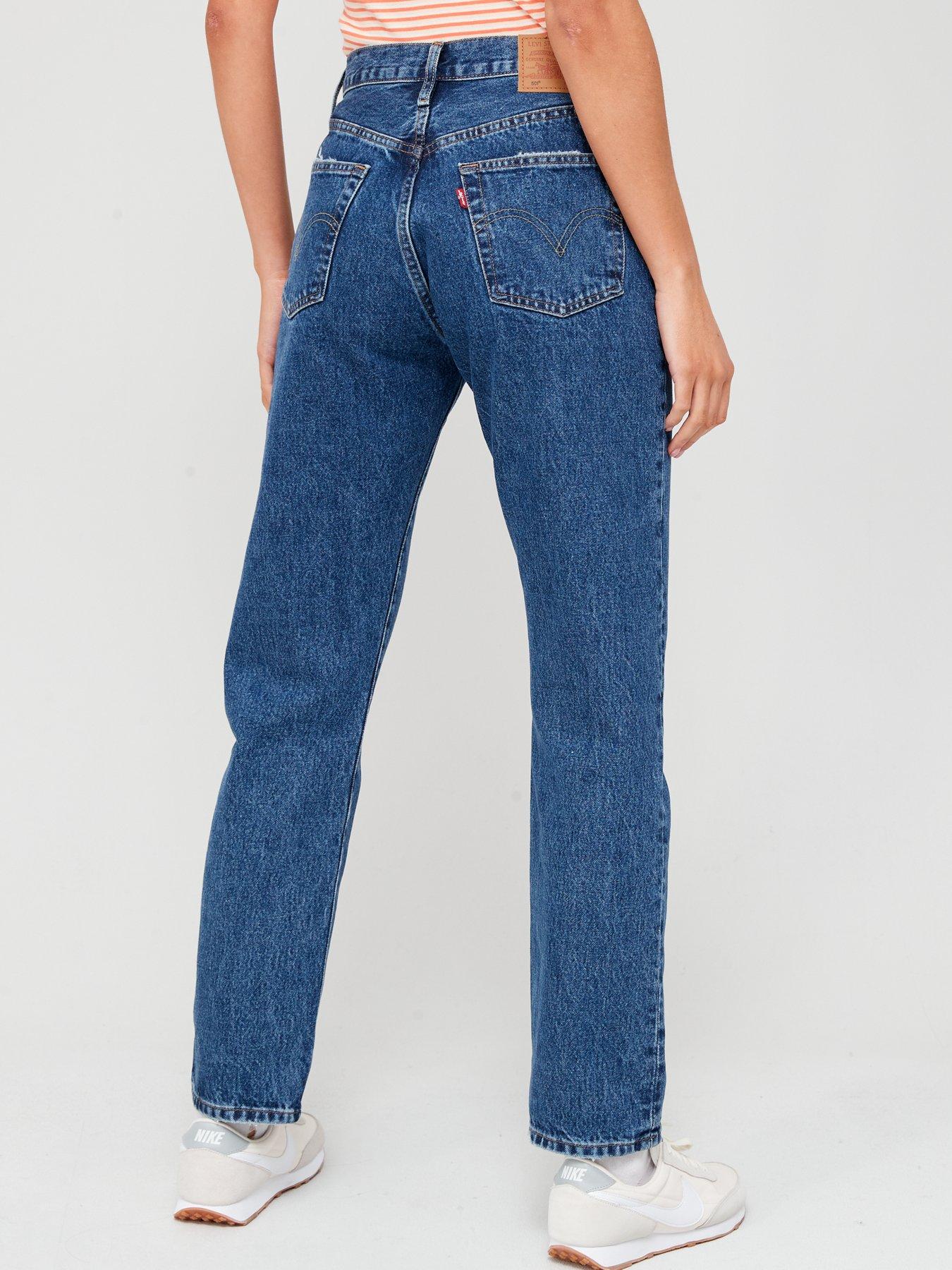 Levi's 501® Crop - Orinda Troy Horse - Blue | Very.co.uk