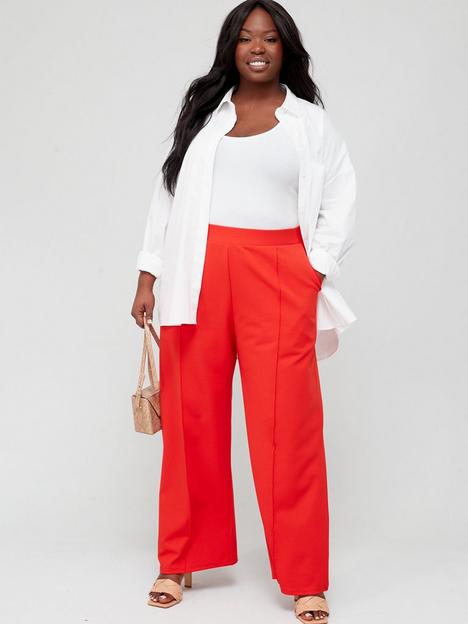 v-by-very-curve-wide-leg-trouser-red