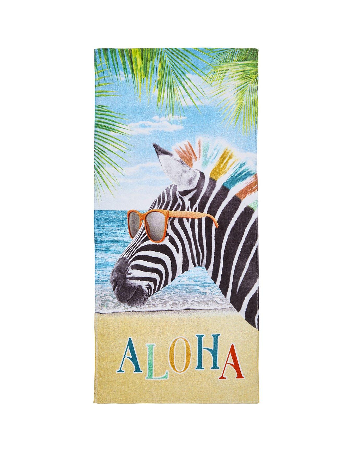 Product photograph of Catherine Lansfield Aloha Beach Towel from very.co.uk