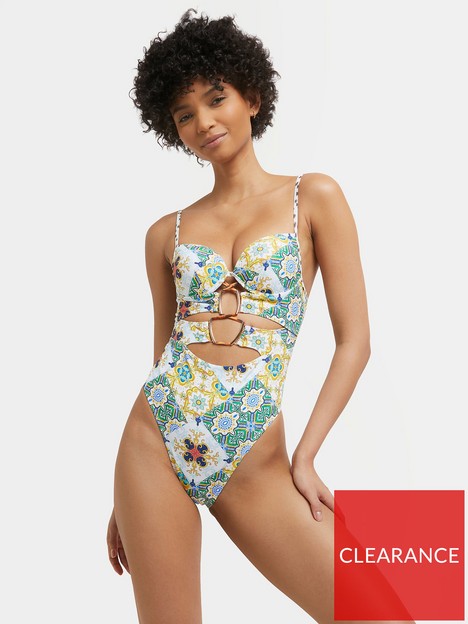 river-island-strappy-soft-plunge-swimsuit-green