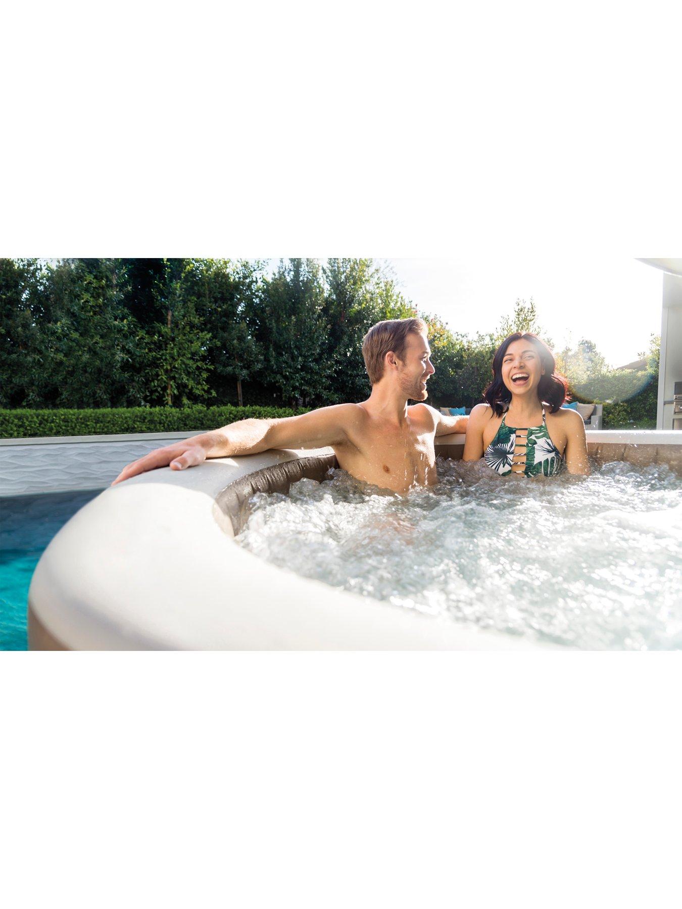 Intex PureSpa Bubble Round Inflatable Spa (4 Person) Very