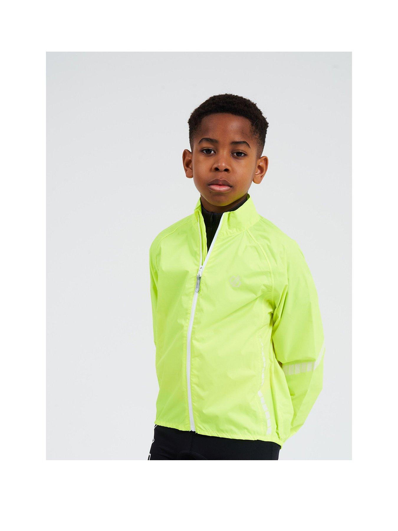 Sportswear Cordial Childrens Unisex Yellow Cycling Jacket