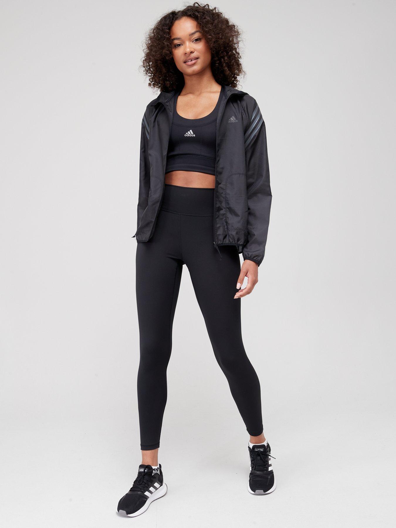Image 3 of 4 of adidas Train Essentials High Waist&nbsp;7/8 Tights &nbsp;- Black