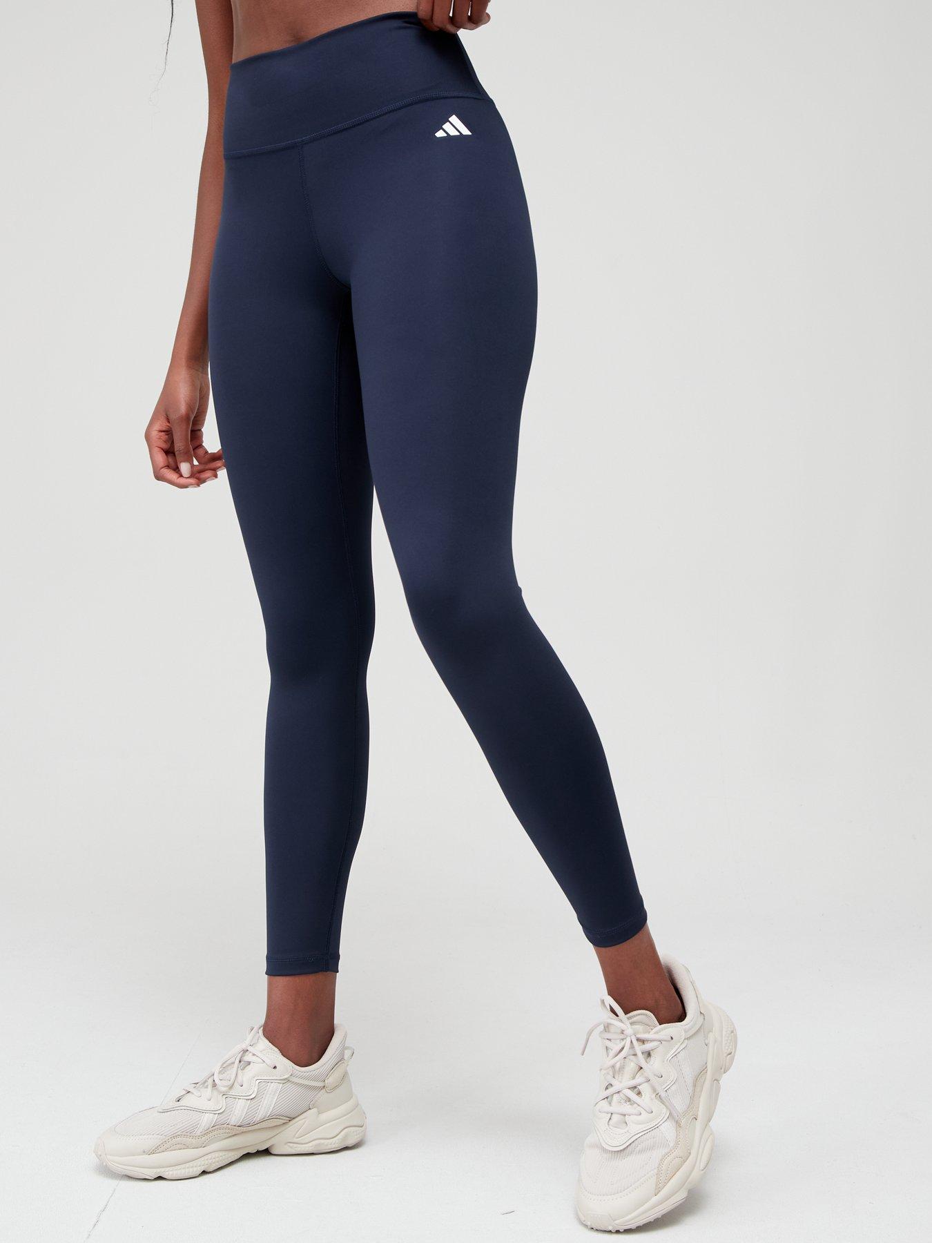 Dark blue best sale adidas leggings