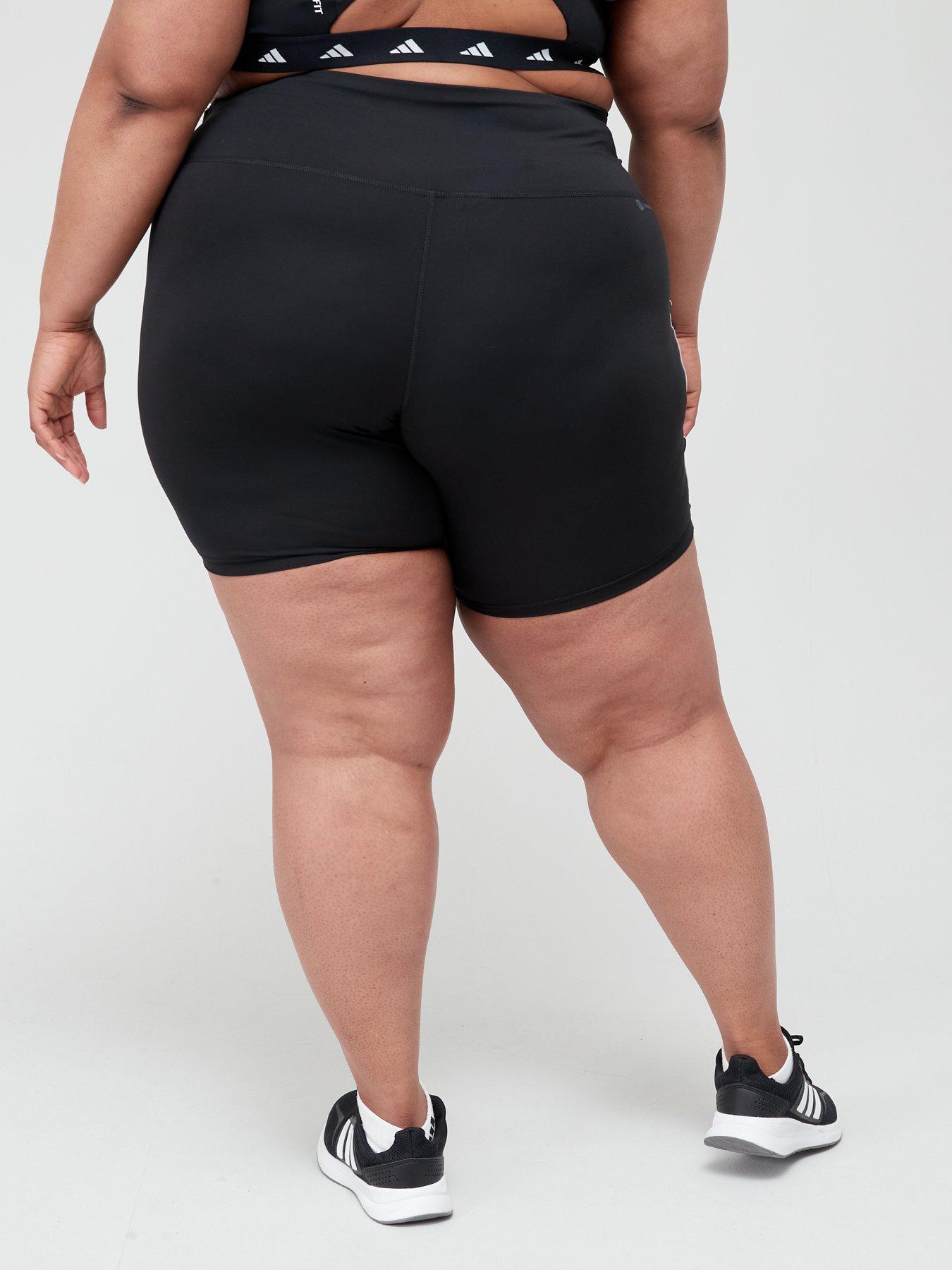 Women's plus store size adidas shorts