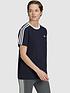  image of adidas-sportswear-essentials-3-stripes-t-shirt-navy
