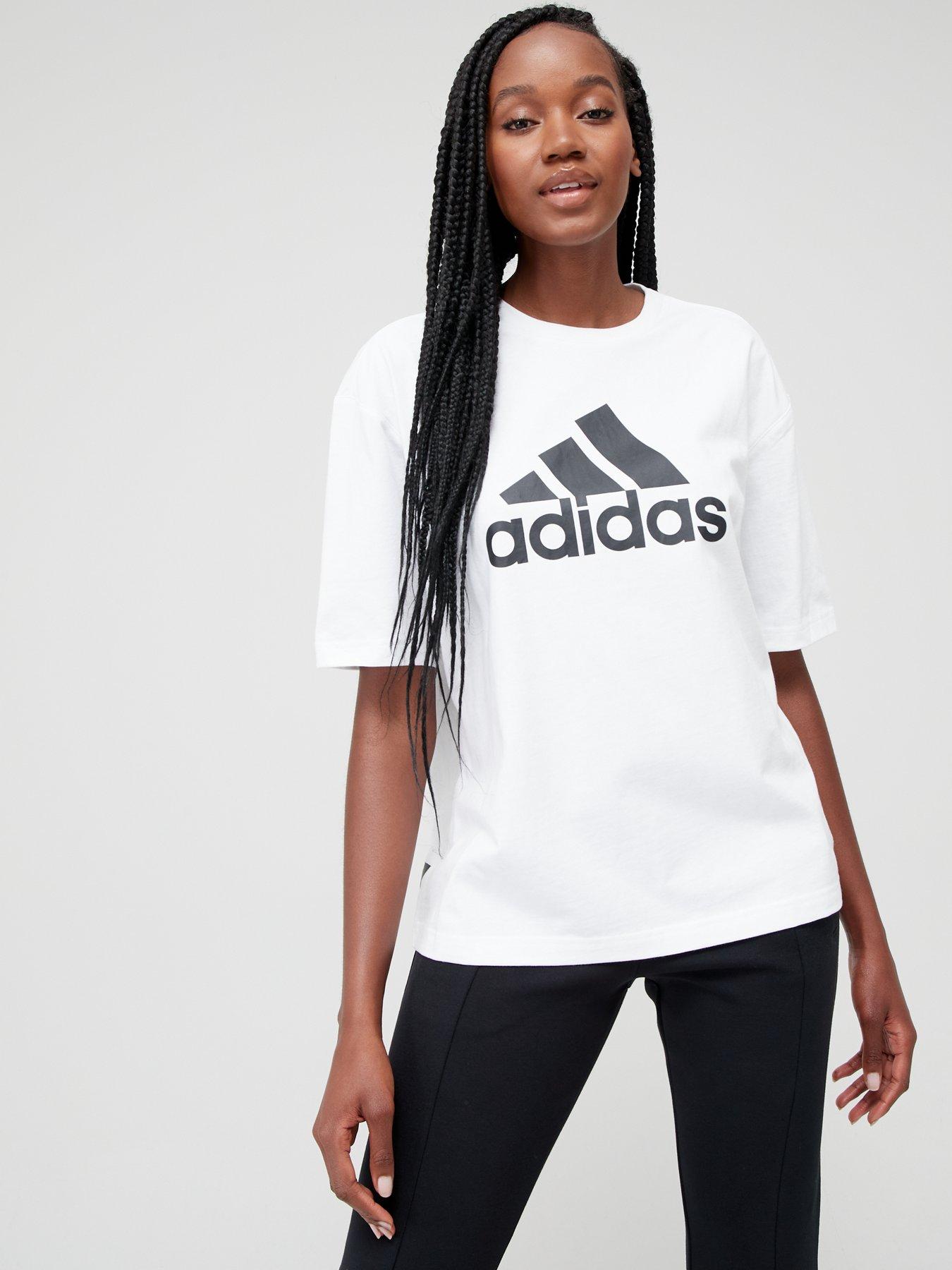 Adidas badge of sport tee clearance women's