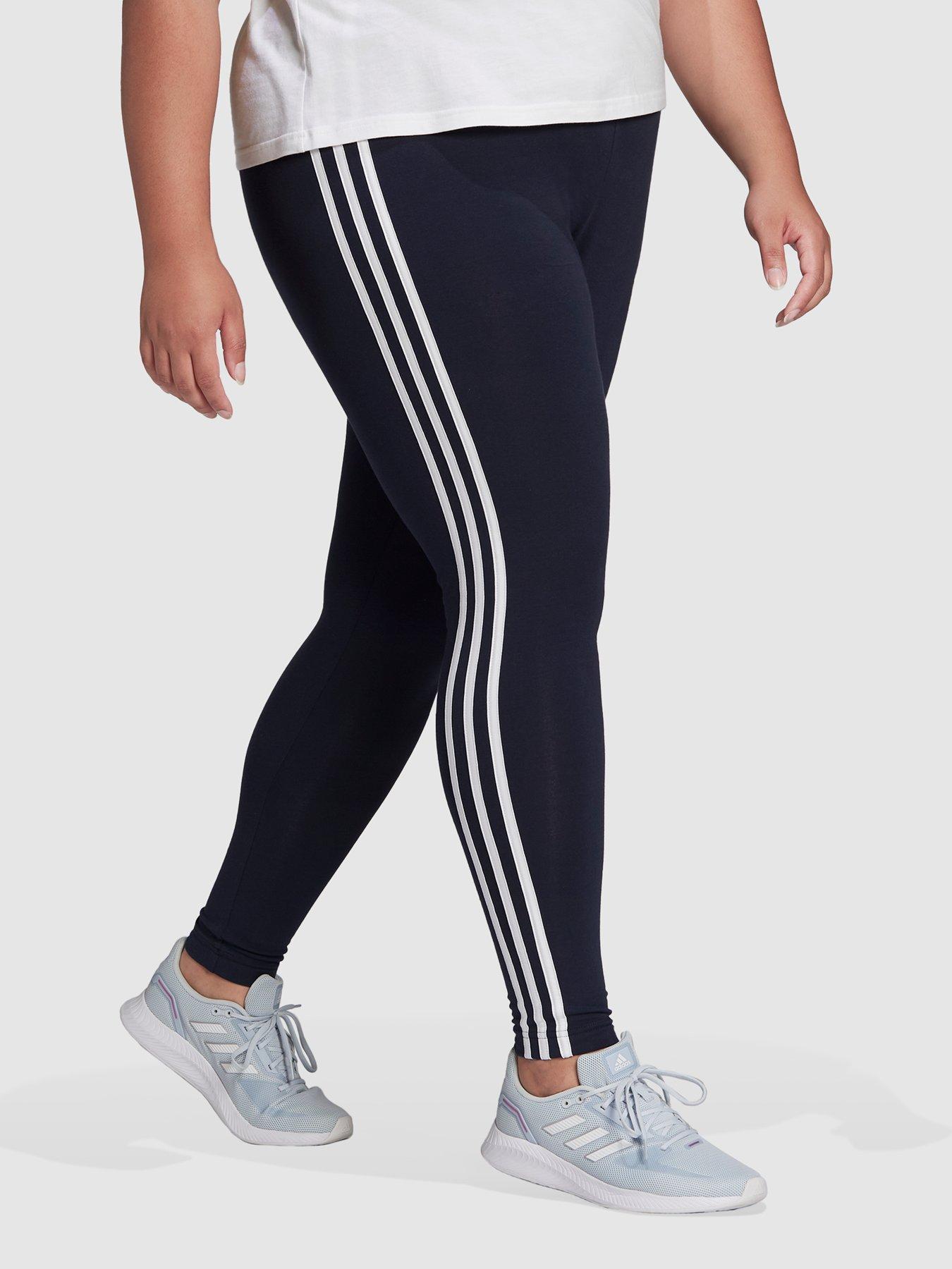 adidas Sportswear Women's Sportswear 3 Stripes Leggings - BLUE
