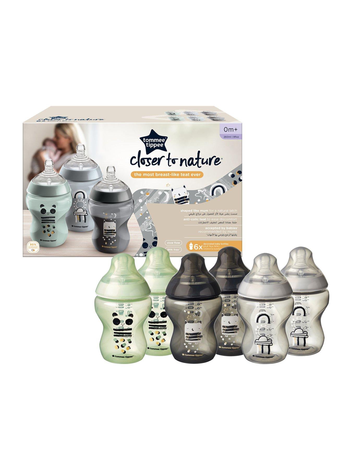 Tommee Tippee Lot de 2 Biberons Closer to Nature 0m+ 260ml Pippo