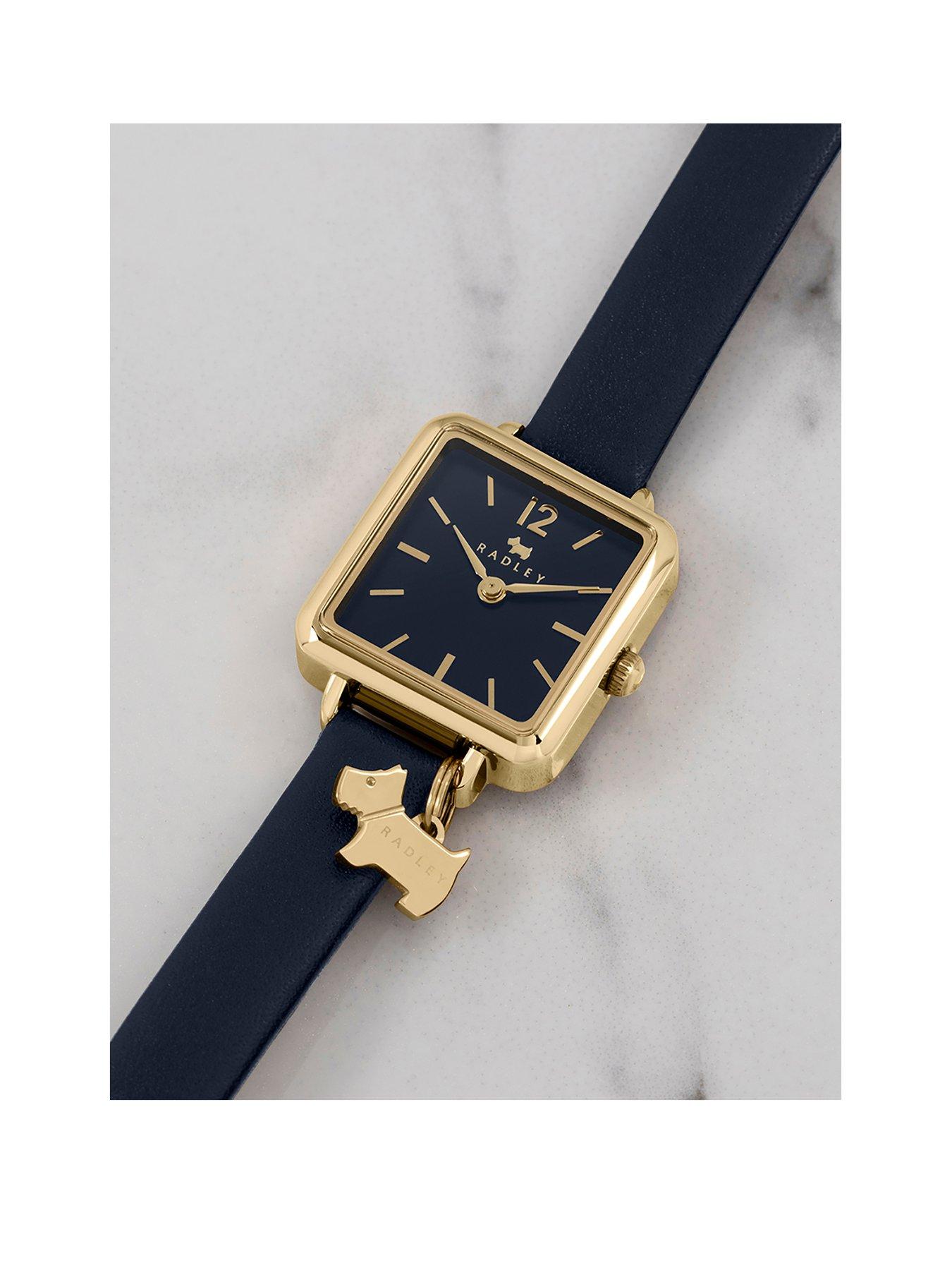 Square watch leather on sale band