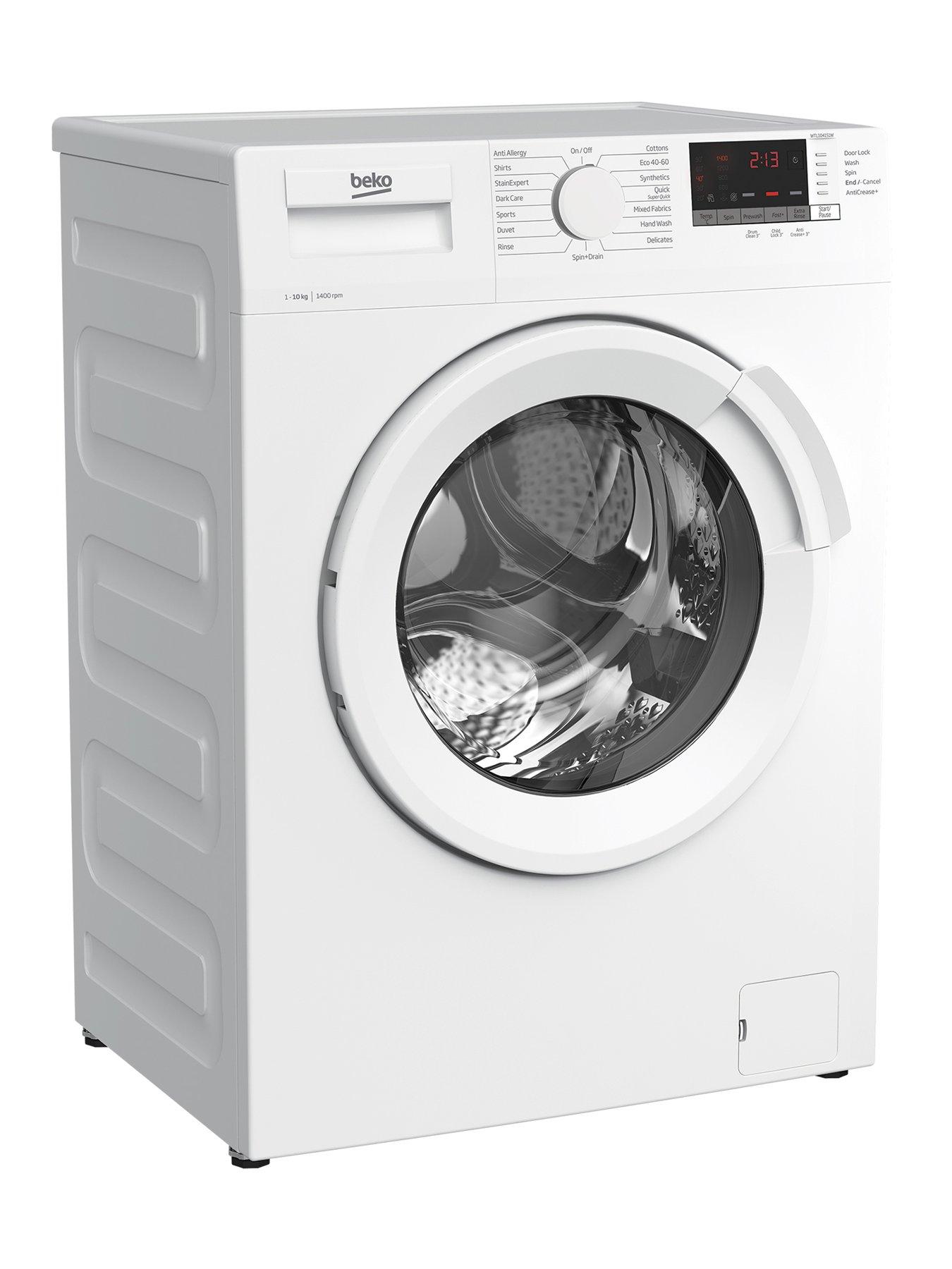 Image 2 of 7 of Beko WTL104151&nbsp;Freestanding 10kg Load,&nbsp;1400rpm Spin&nbsp;Washing Machine&nbsp;- White