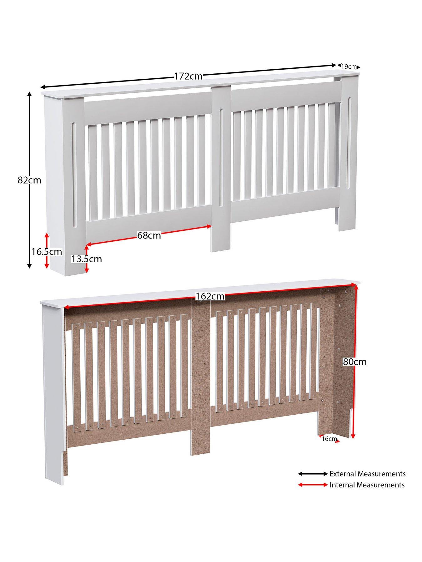 Vida Designs Chelsea Extra Large Radiator Cover | Very.co.uk