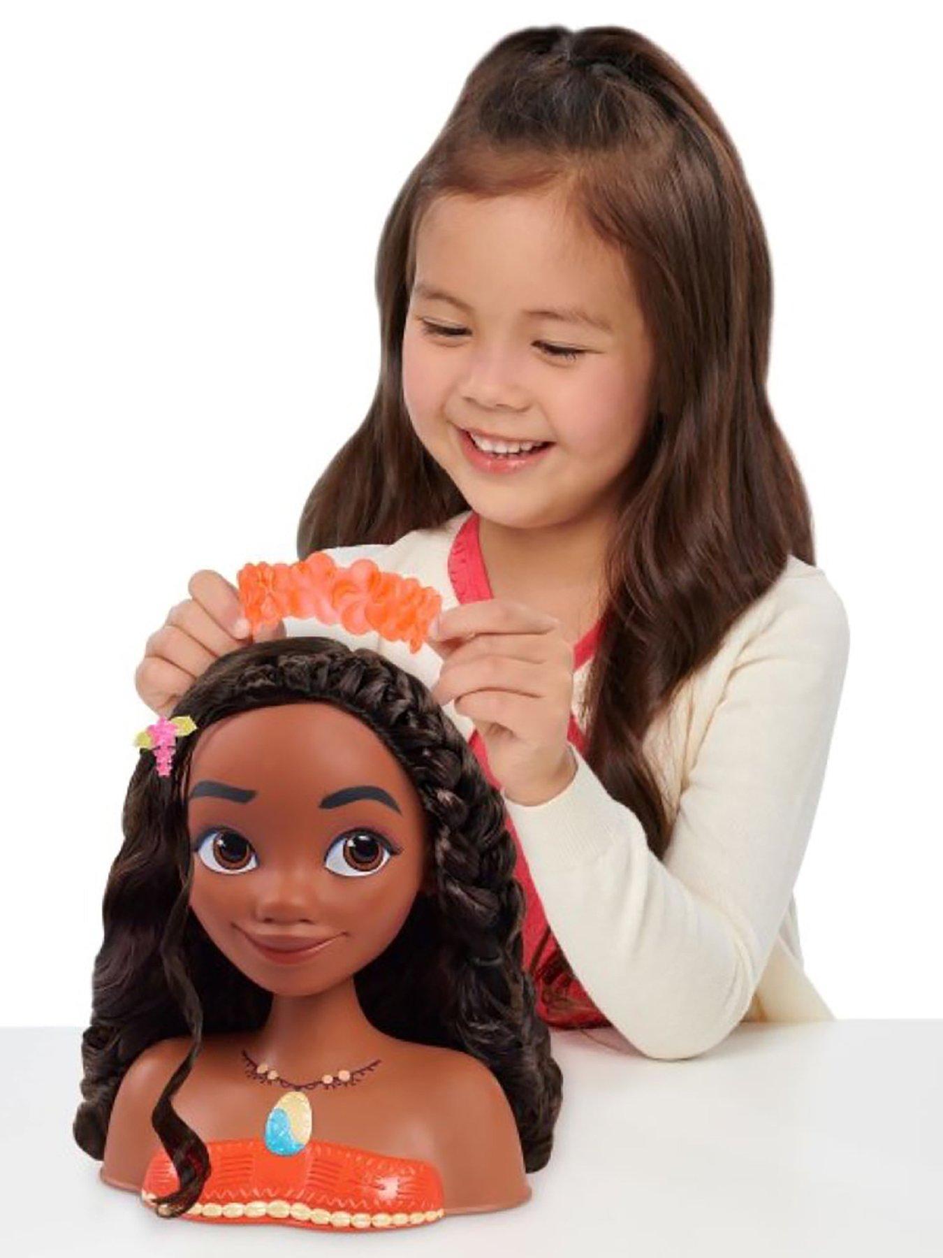 Klein Role Play Styling Head for Kids, 11-inch High with Hair