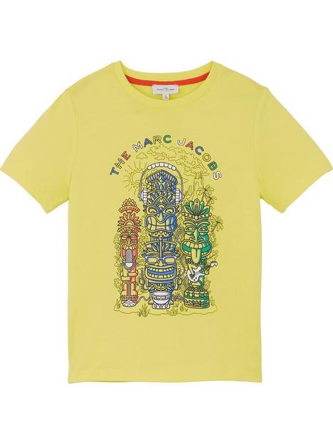 the-marc-jacob-kids-graphic-logo-t-shirt-yellownbsp