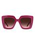  image of jimmy-choo-oversized-sunglasses-fuchsia