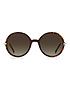  image of jimmy-choo-round-sunglasses-havana