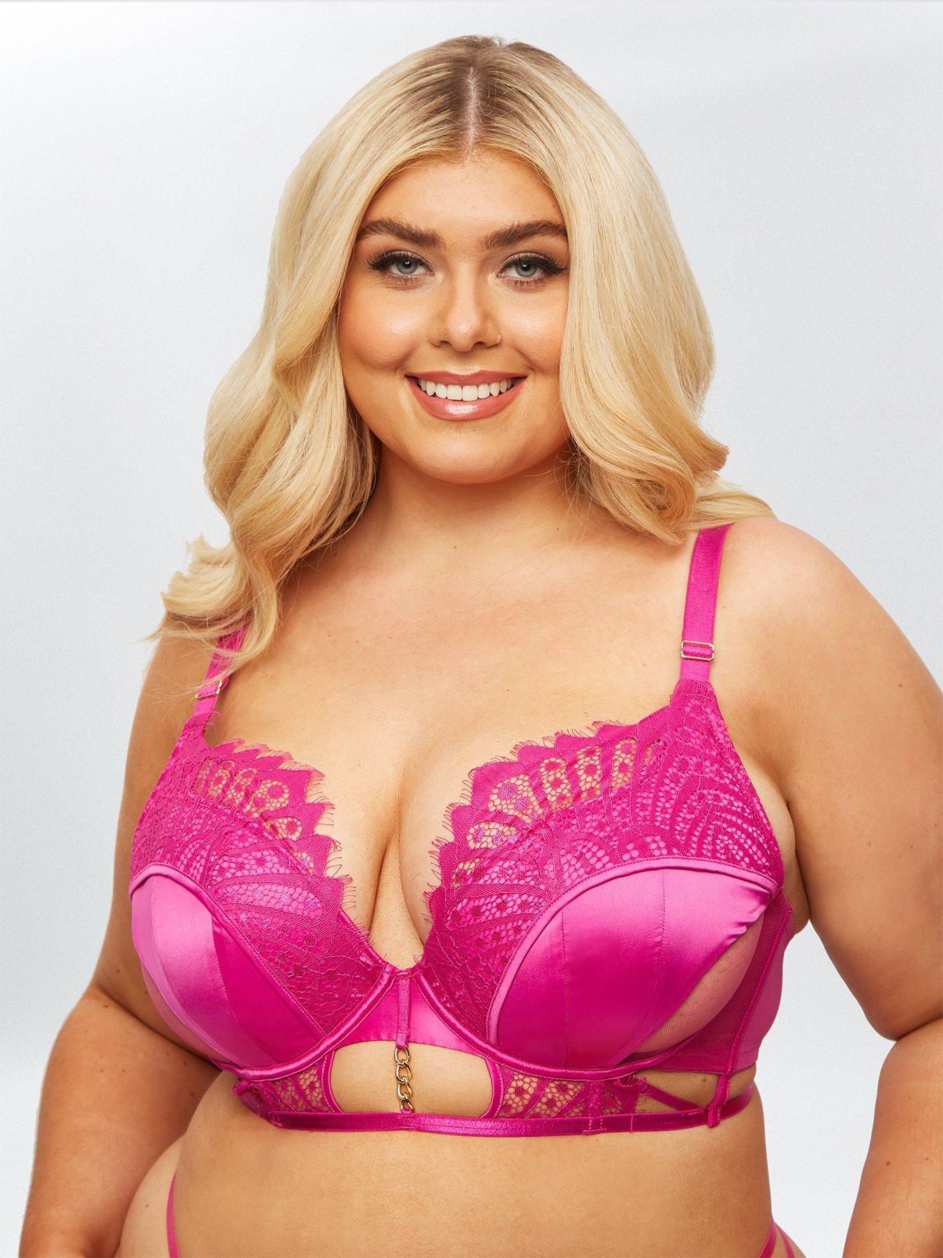 Ann Summers Bras The Encore Fuller Bust Padded Plunge Pink very.co.uk
