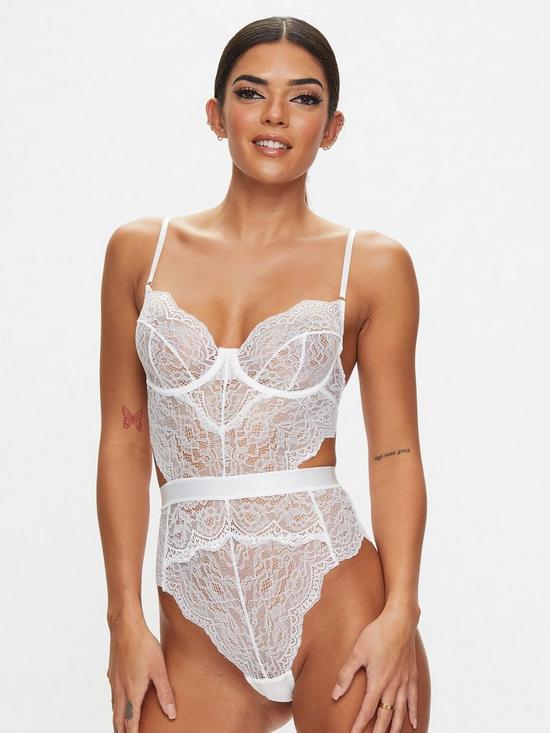 front image of ann-summers-bodywear-hold-me-tight-body-white