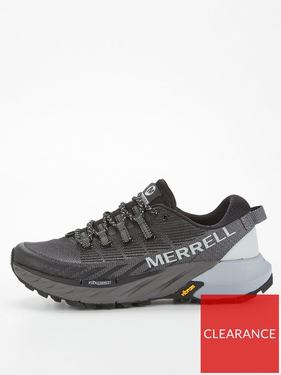 front image of merrell-agility-peak-4-trail-shoe-black