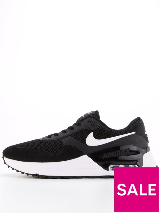 front image of nike-air-max-systm-blackwhitegrey