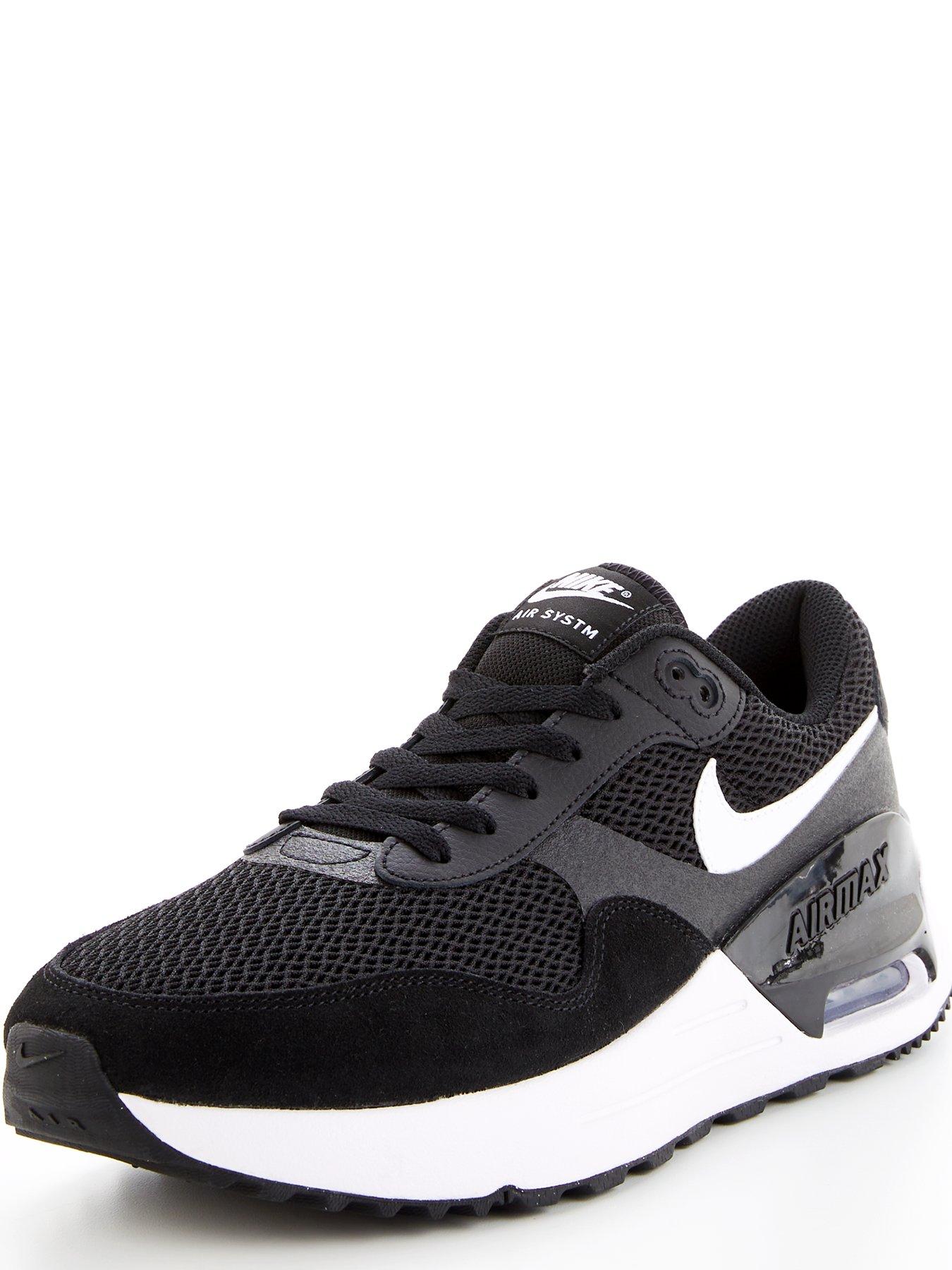 Black and white clearance nike thea