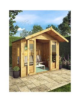 Product photograph of Mercia 6 X 8 Premium Sussex Summerhouse - Fsc Reg Certified from very.co.uk