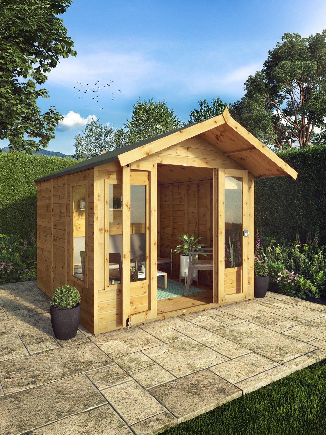 Product photograph of Mercia 8 X 8ft Premium Sussex Summerhouse from very.co.uk