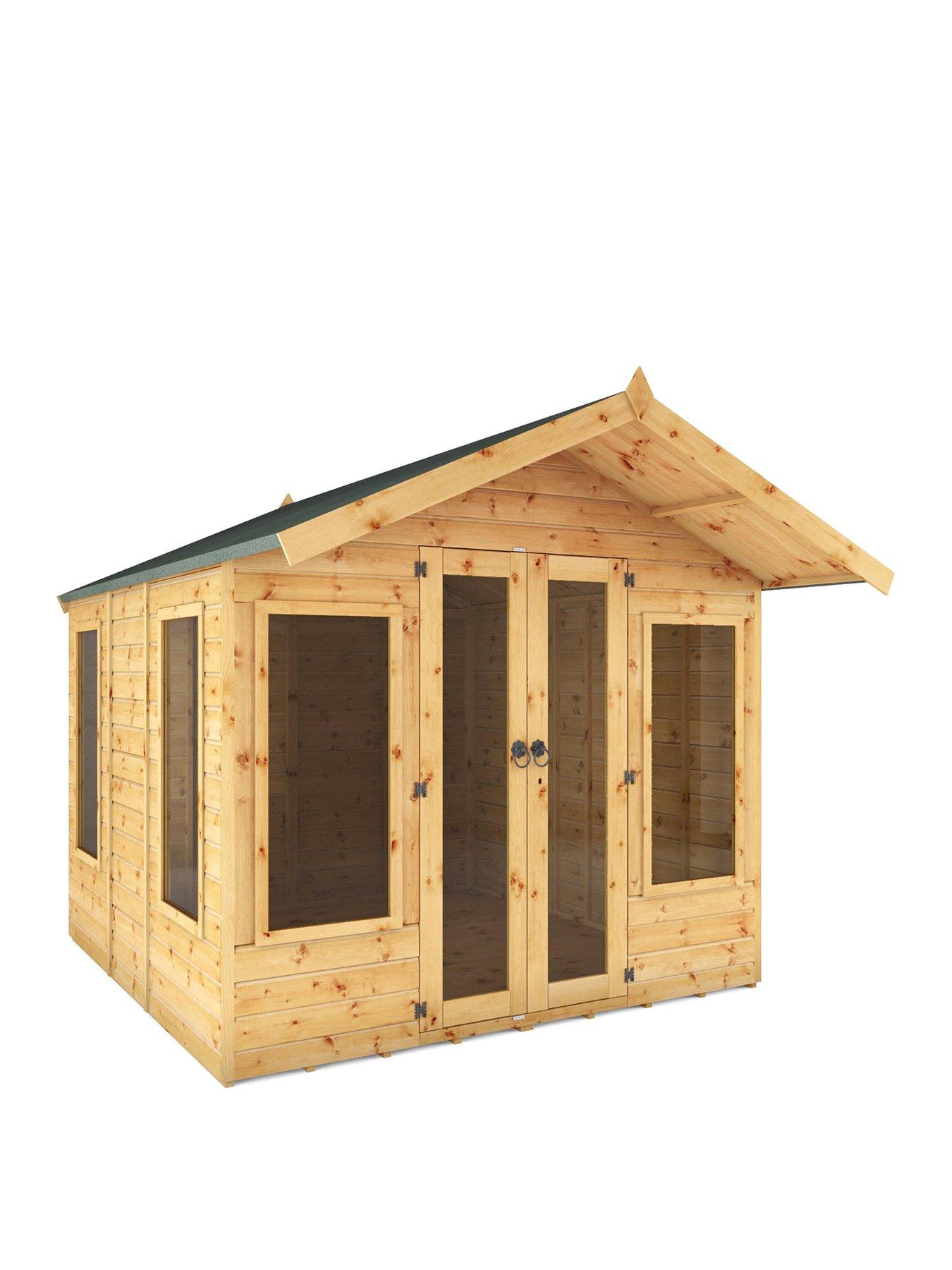 Product photograph of Mercia 8 X 8ft Premium Sussex Summerhouse from very.co.uk