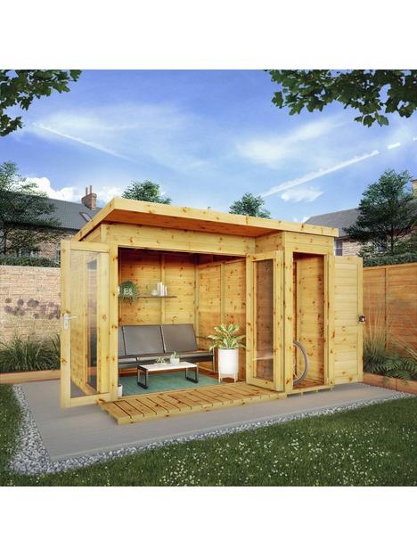 mercia-10-x-8-premium-garden-room-summerhouse-with-side-shednbsp--fscreg-certified