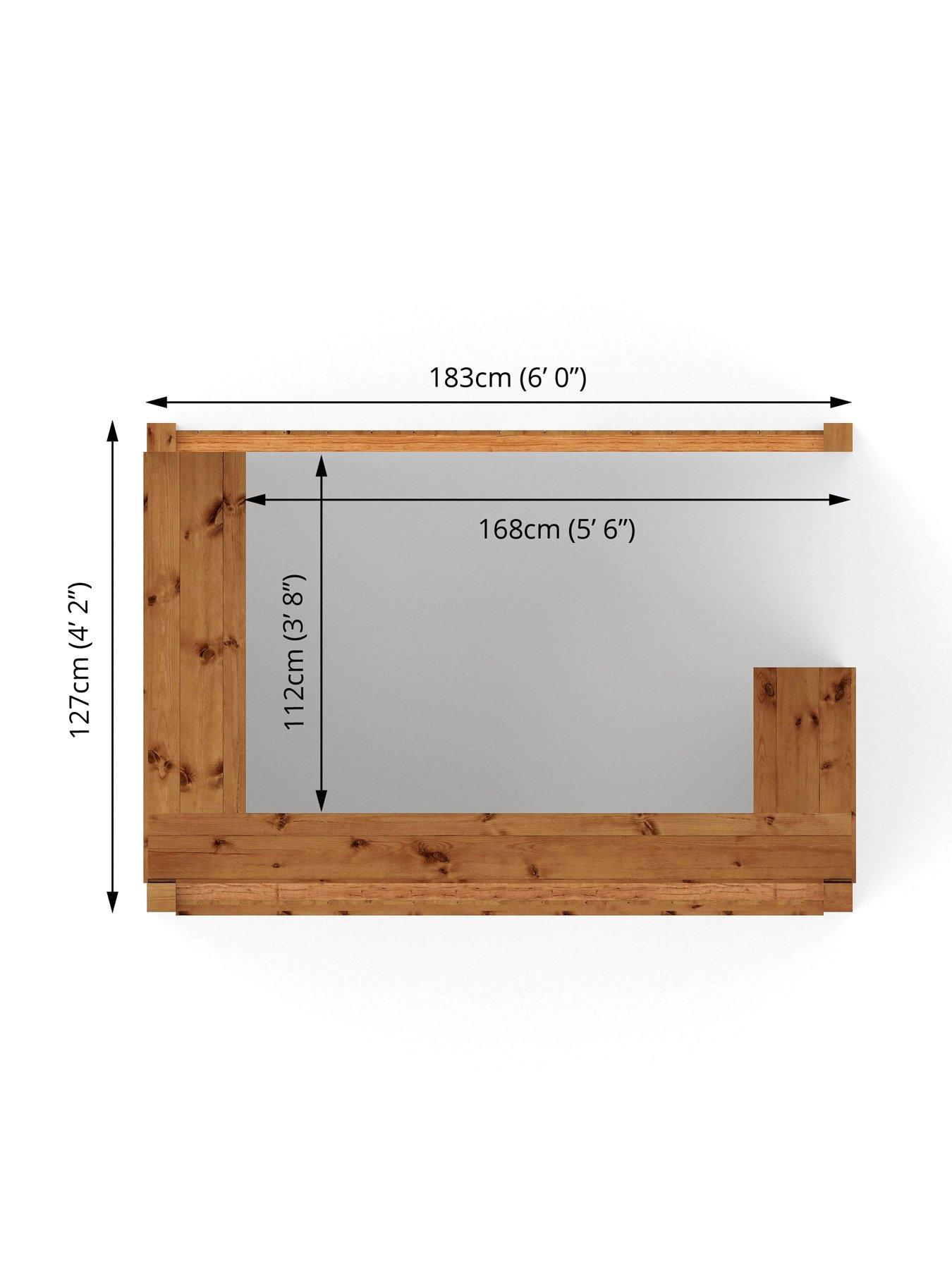 Image 6 of 6 of MERCIA 6 x 4 Pressure Treated Garden Bar - PEFC Certified