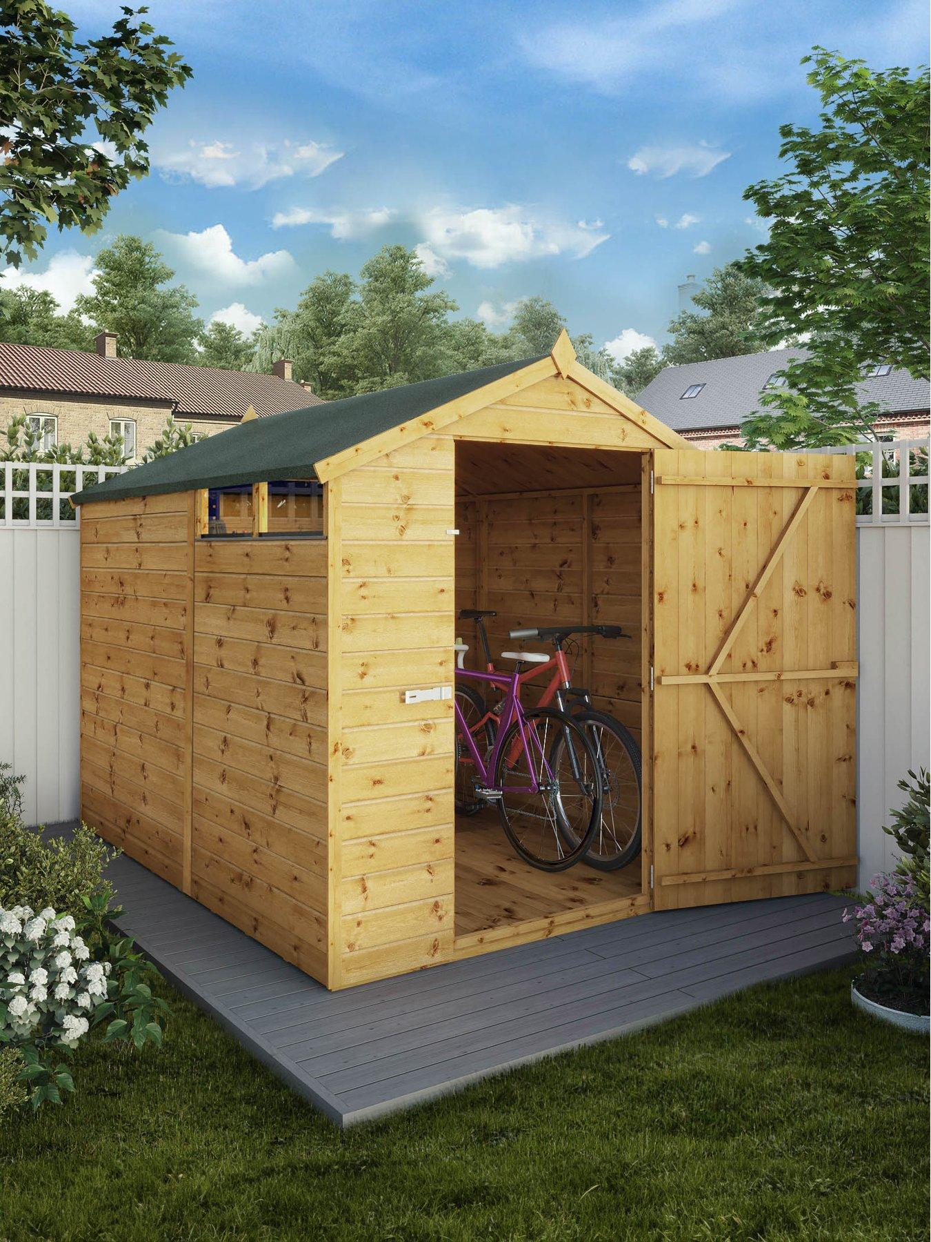 Image 1 of 6 of MERCIA 8 x 6 Shiplap Security Apex