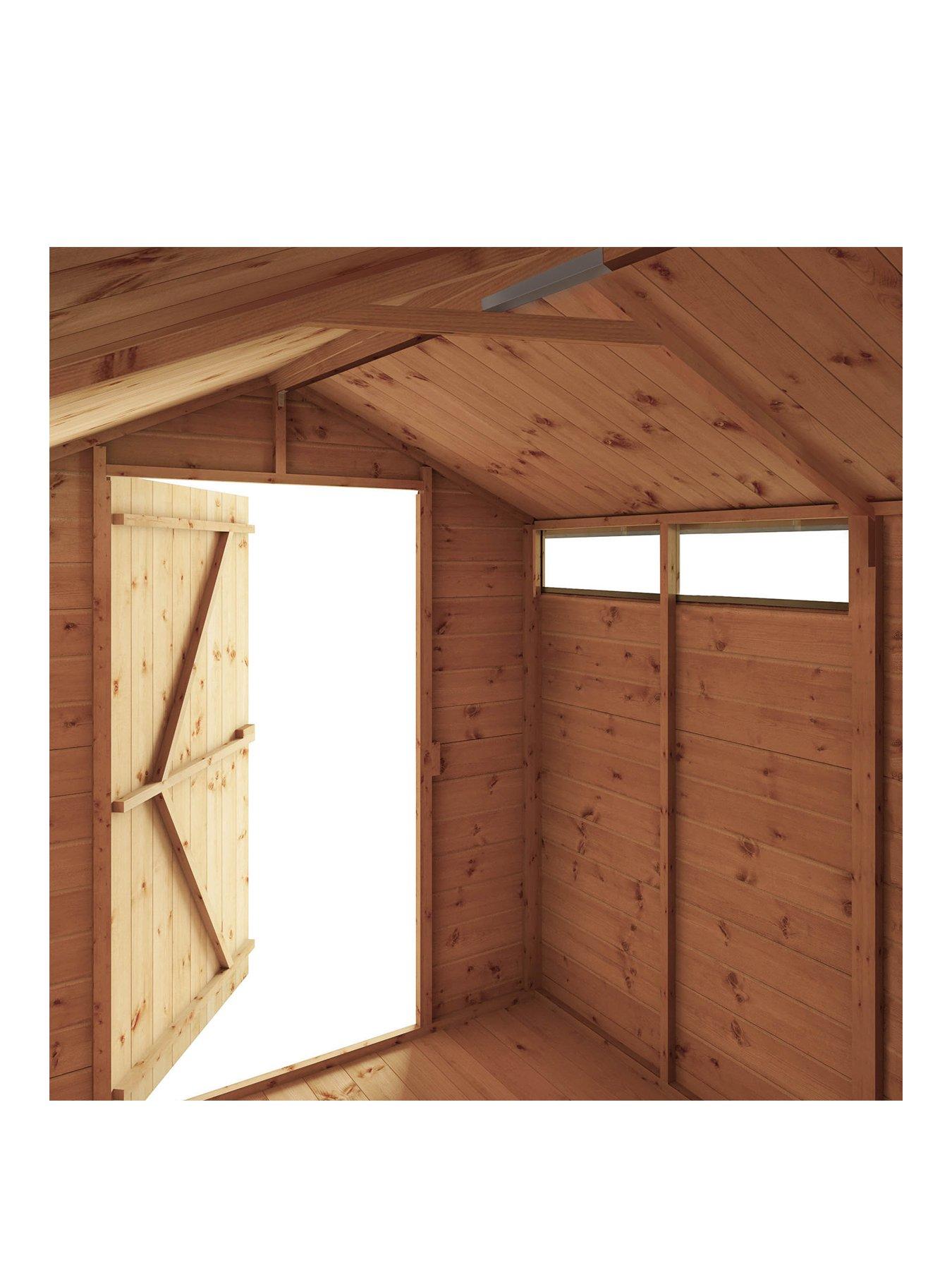 Image 3 of 6 of MERCIA 8 x 6 Shiplap Security Apex