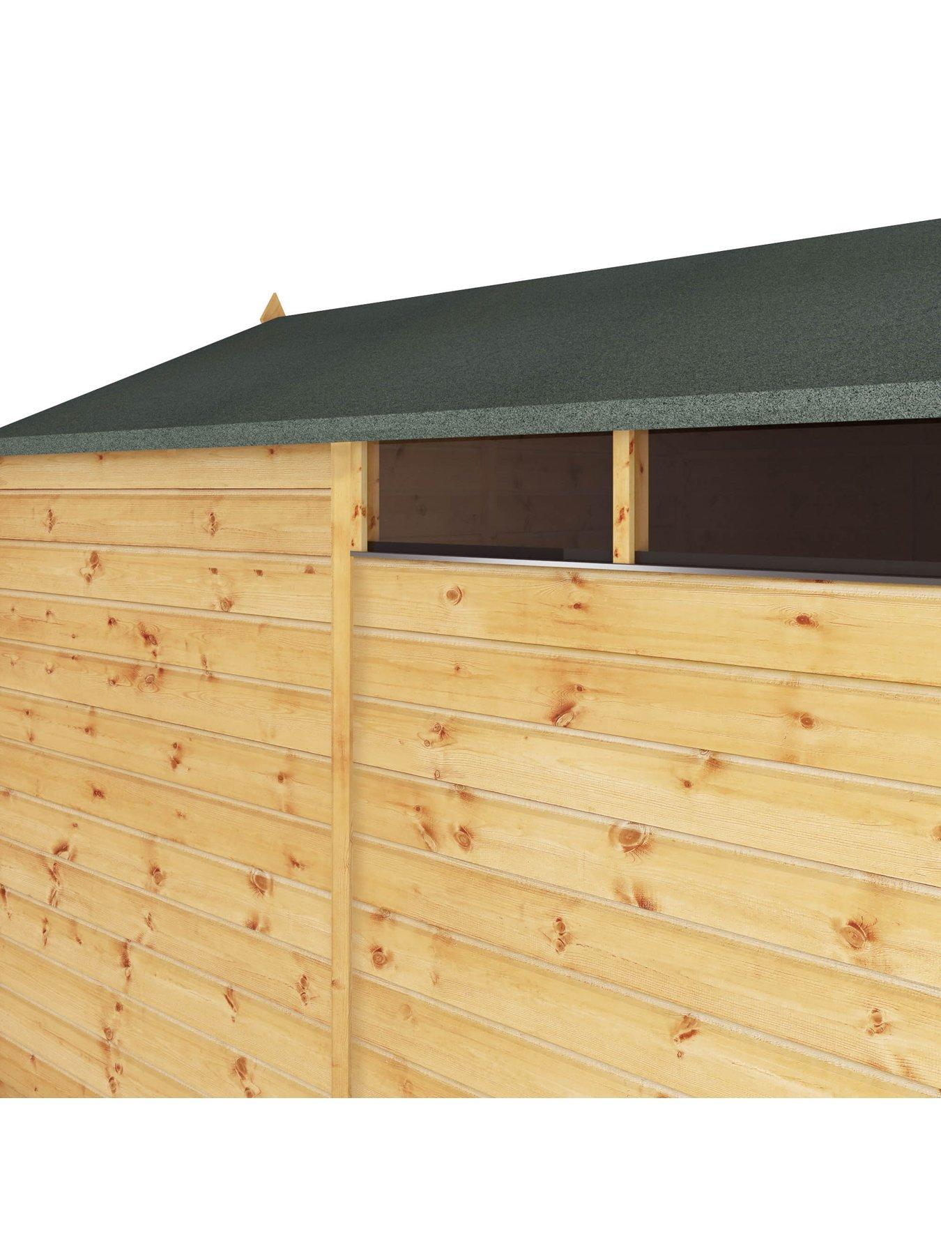 Image 4 of 6 of MERCIA 8 x 6 Shiplap Security Apex