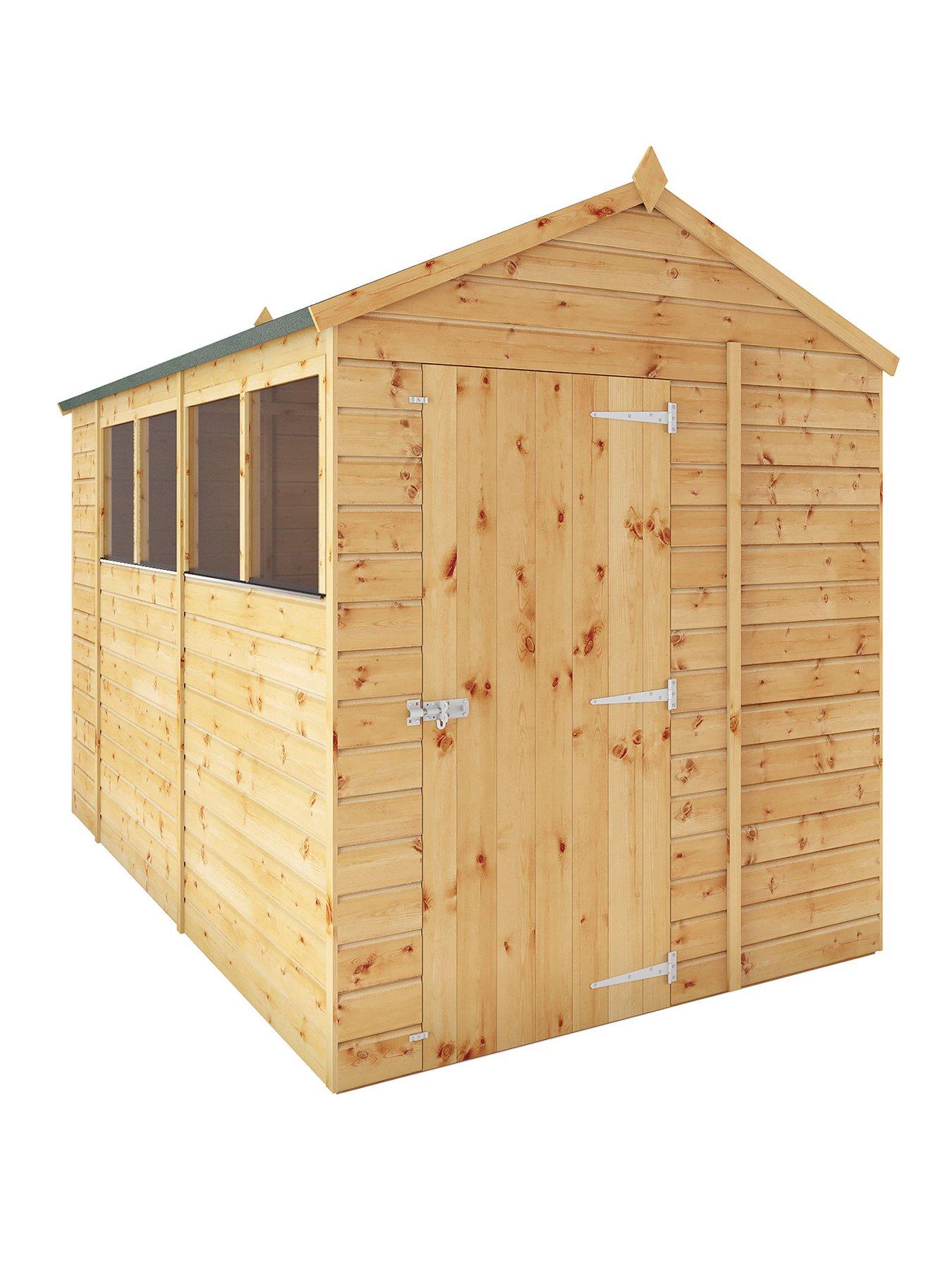 Product photograph of Mercia 10 X 6 Shiplap Apex from very.co.uk