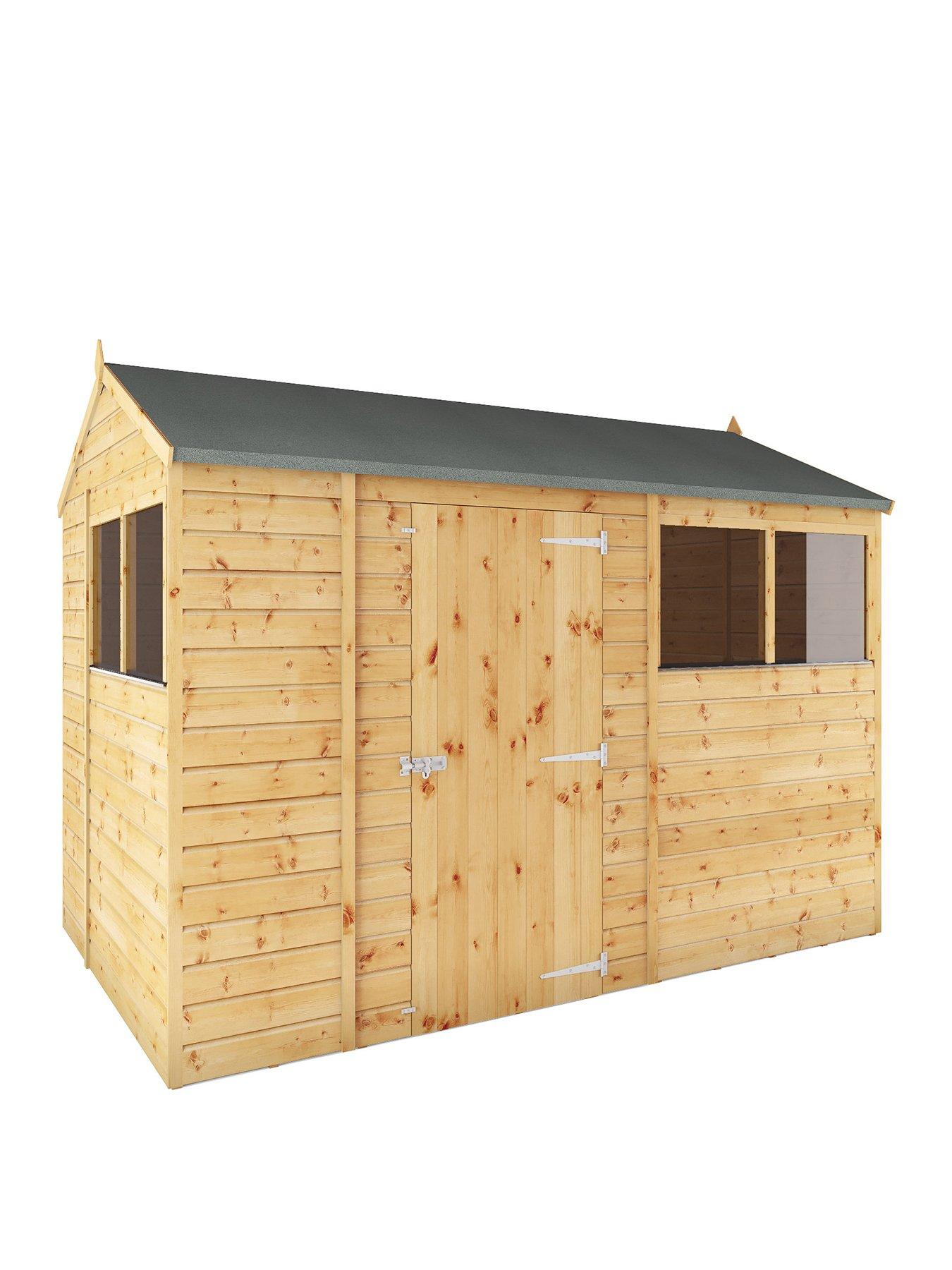 Product photograph of Mercia 10 X 6 Shiplap Reverse Apex from very.co.uk