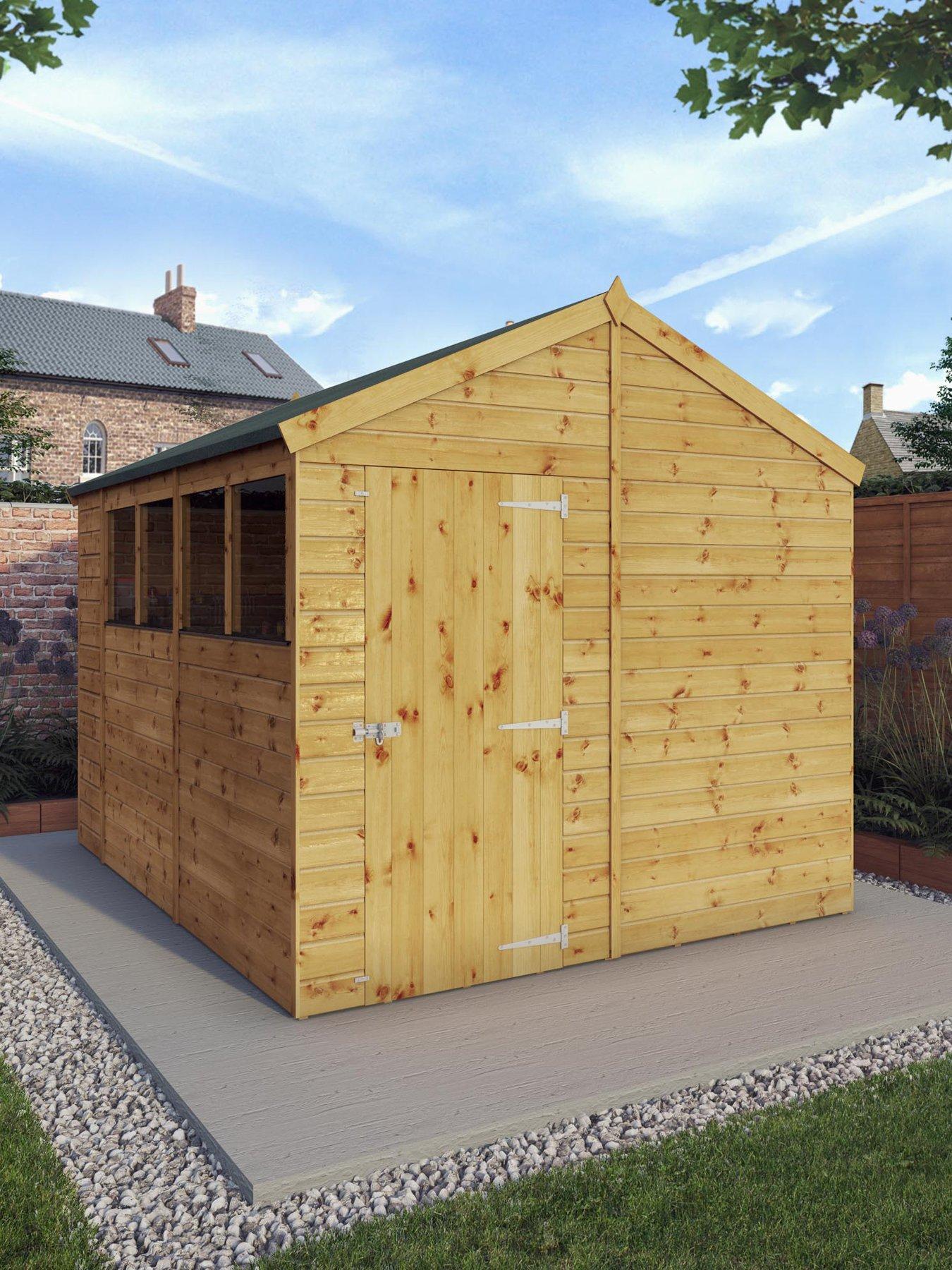Product photograph of Mercia 10 X 8 Shiplap Apex - Fsc Reg Certified from very.co.uk