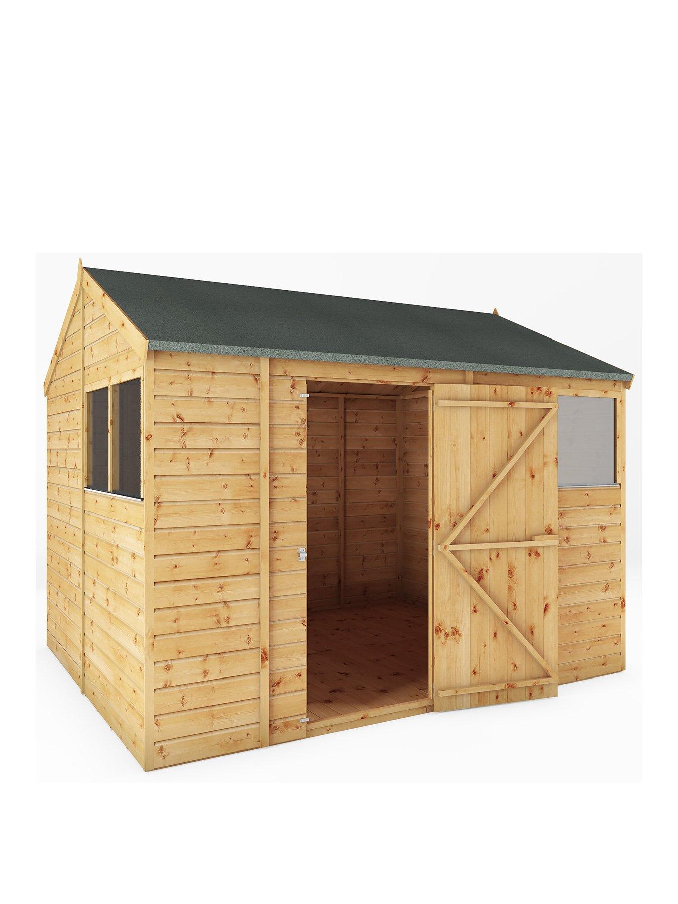 Product photograph of Mercia 10 X 8 Shiplap Reverse Apex from very.co.uk