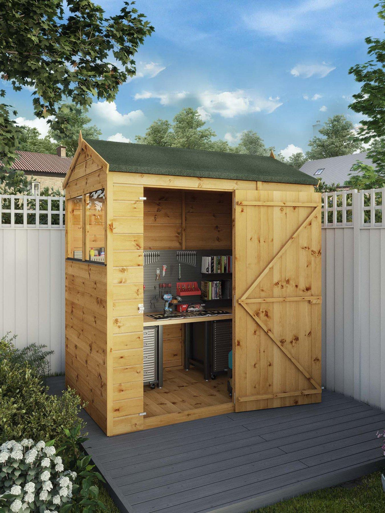 Product photograph of Mercia 6 X 4 Shiplap Reverse Apex from very.co.uk