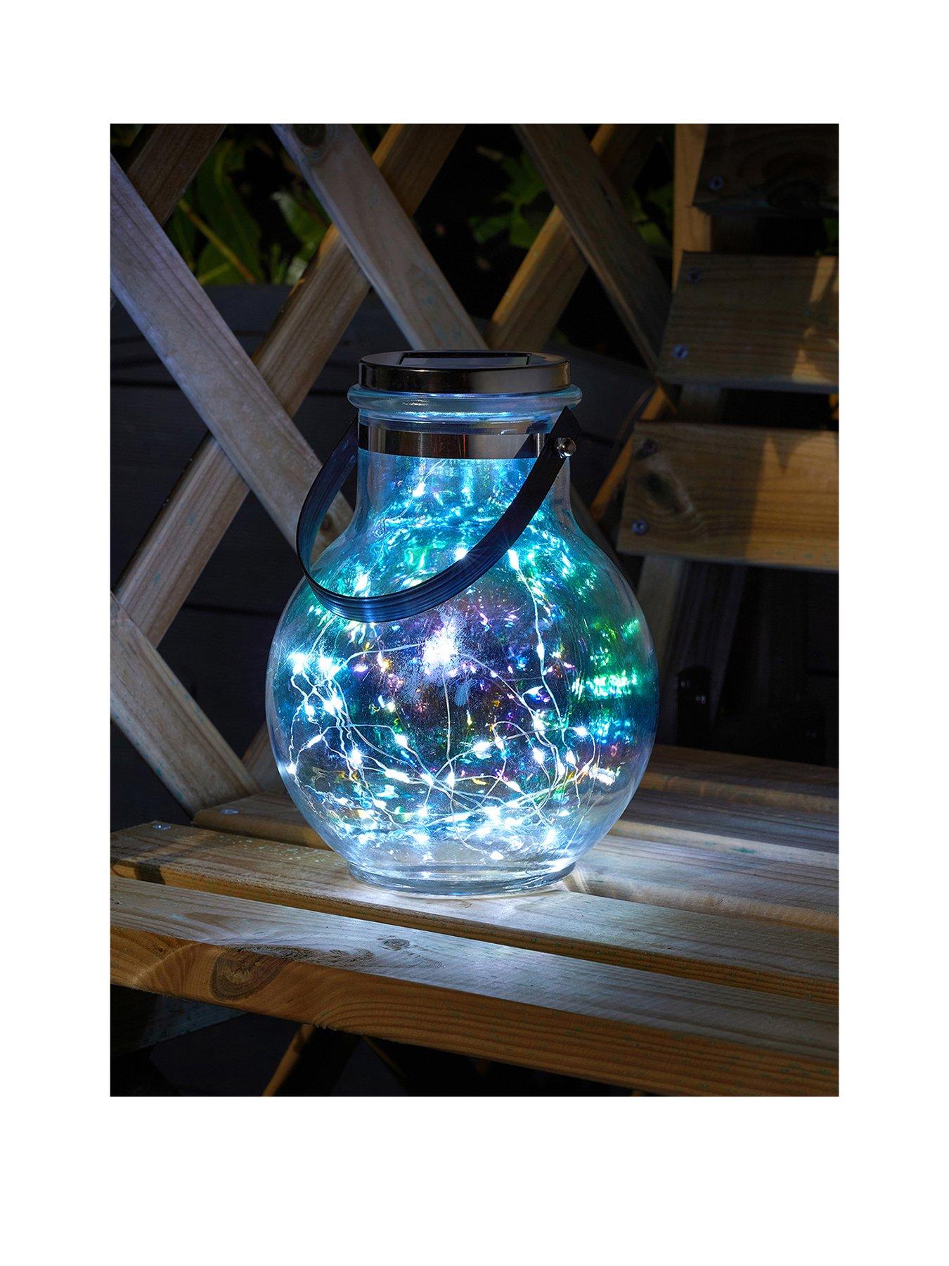 Smart Solar Firefly Opal Lantern, 2pk