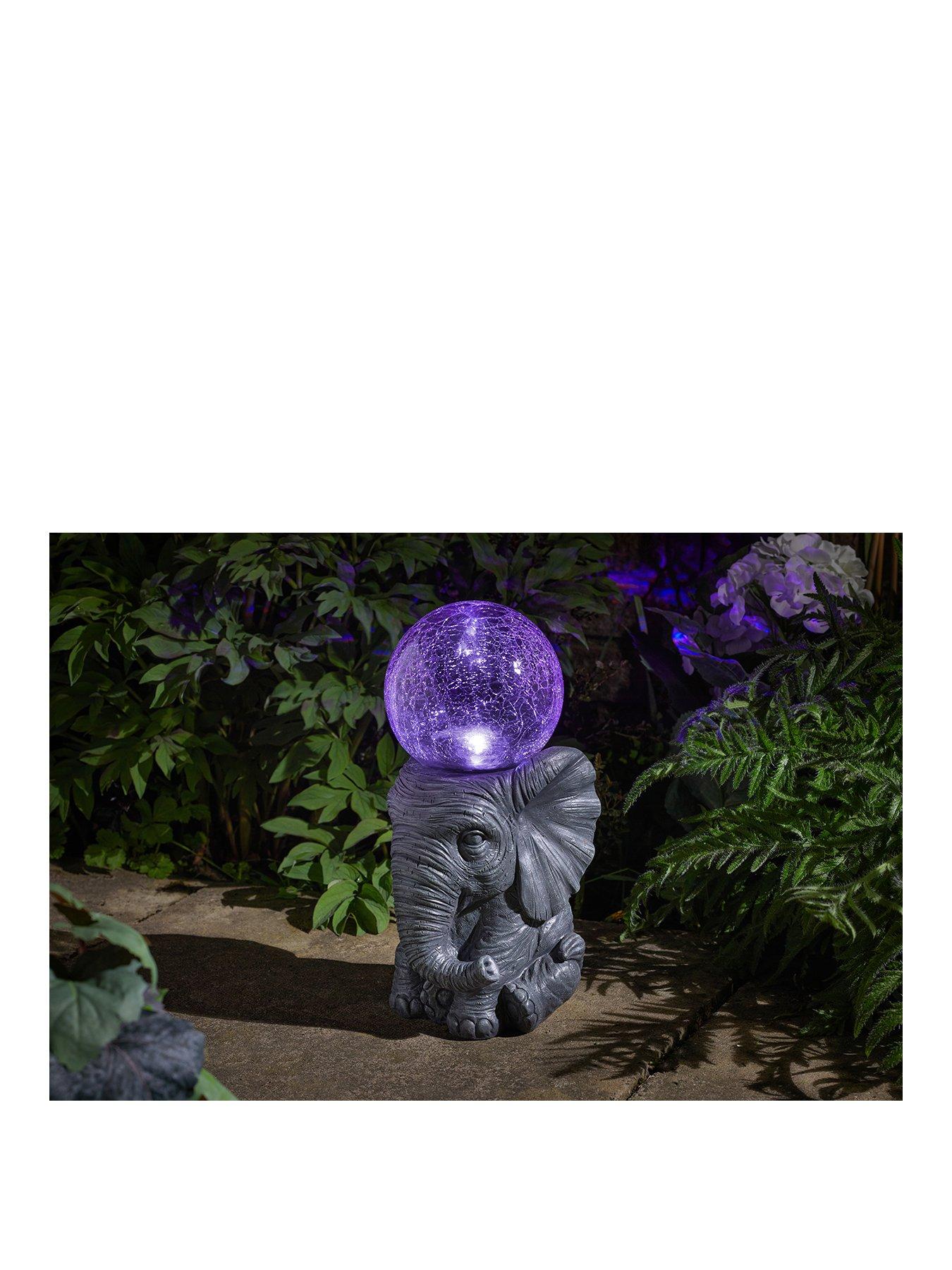 Product photograph of Smart Solar Elephant Orb from very.co.uk