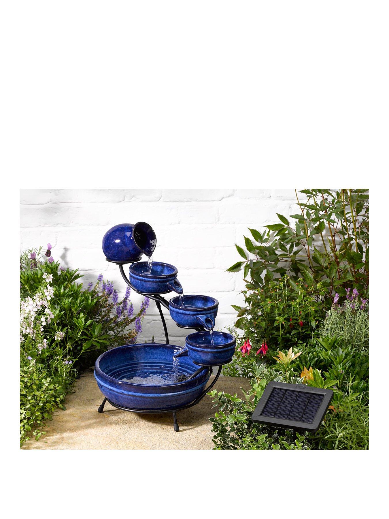 Smart Solar Ceramic Neptune Water Feature