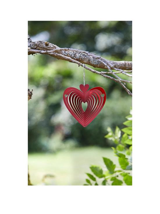front image of smart-garden-heart-of-hearts-windchime-15cm