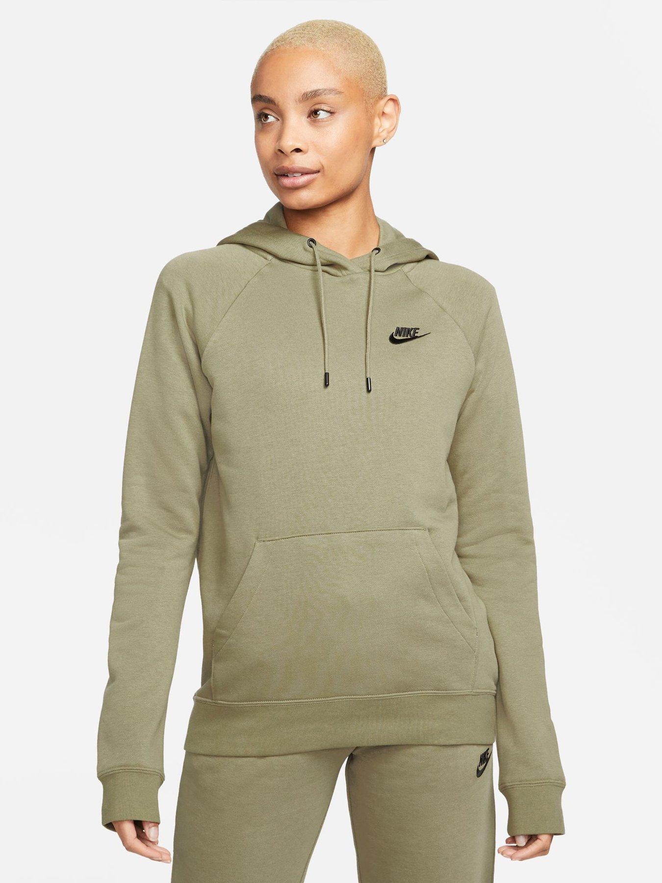 women's nike olive green sweatshirt