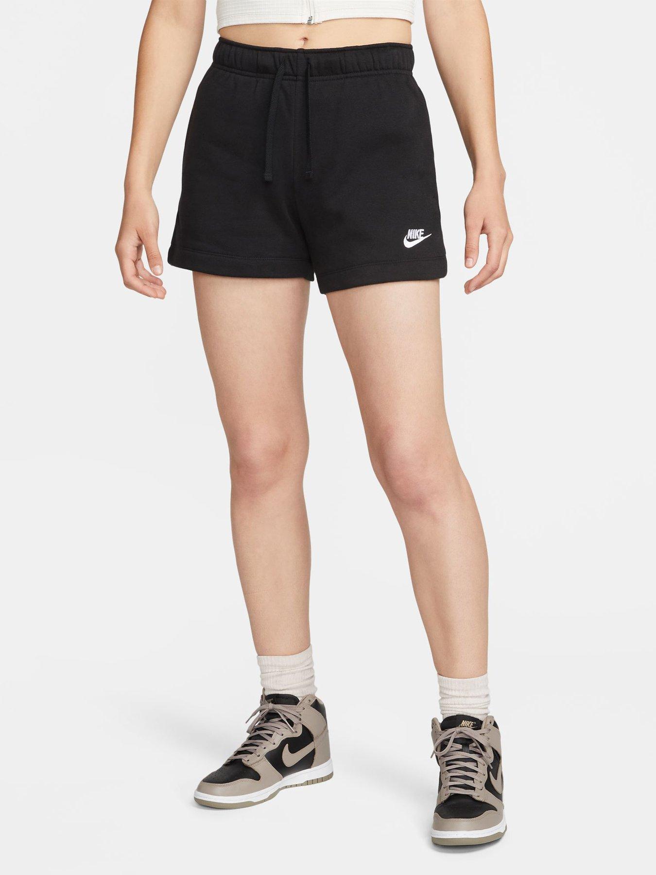 Nike Pro 365 Women's High-Rise 7 Shorts, Black/White, Small at   Women's Clothing store
