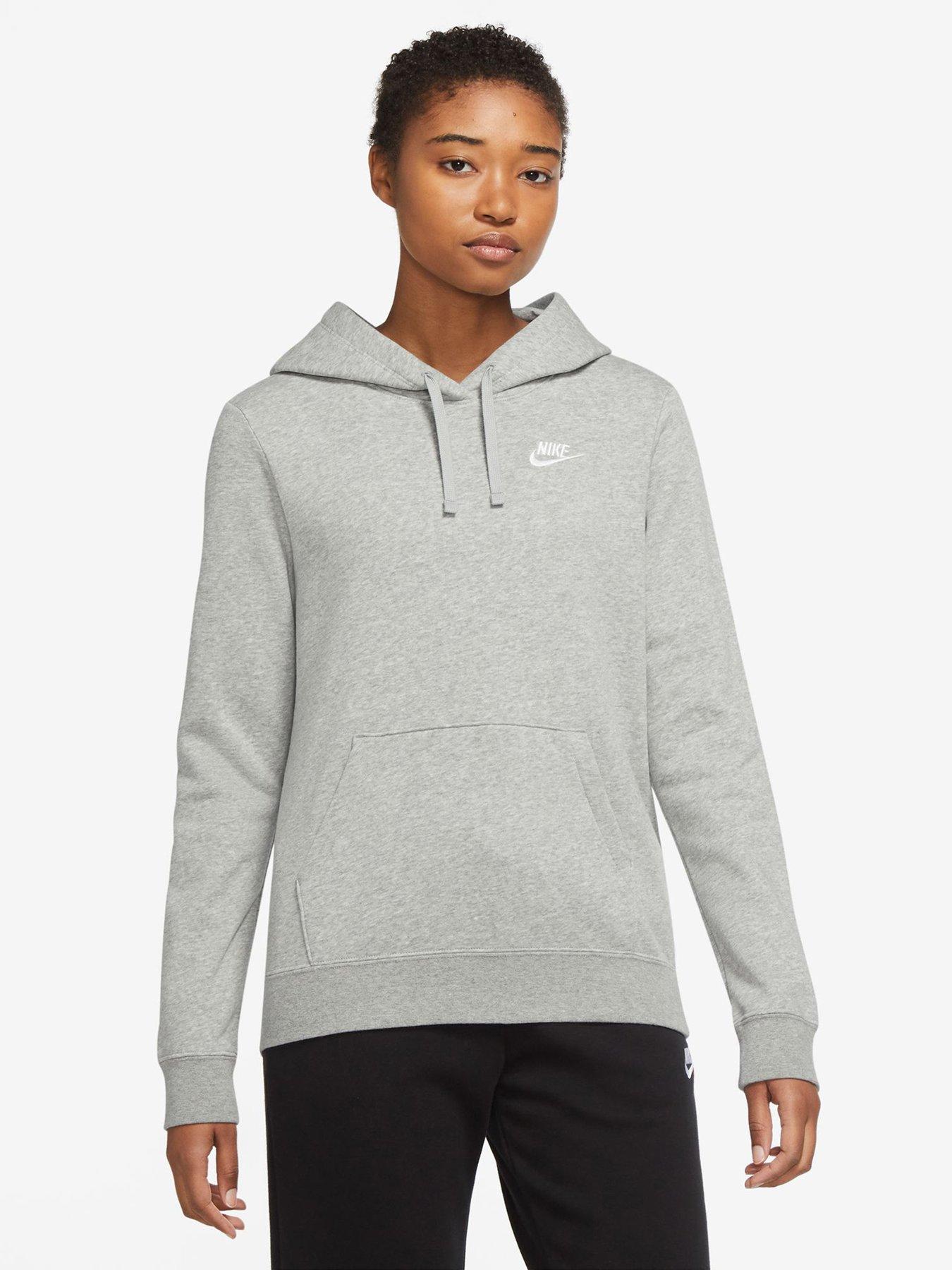 Dark grey 2025 heather nike hoodie