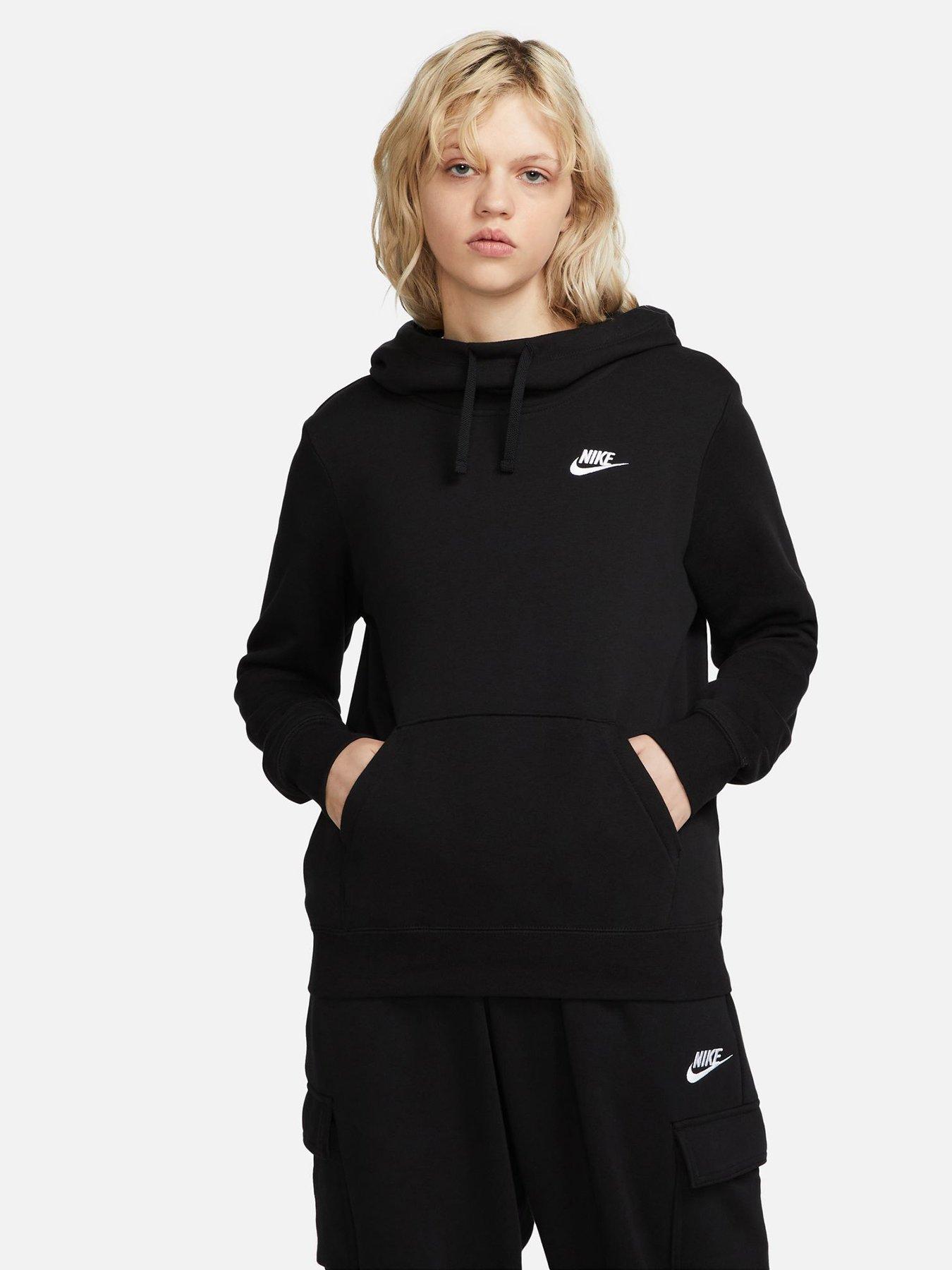 Basic black hot sale nike hoodie