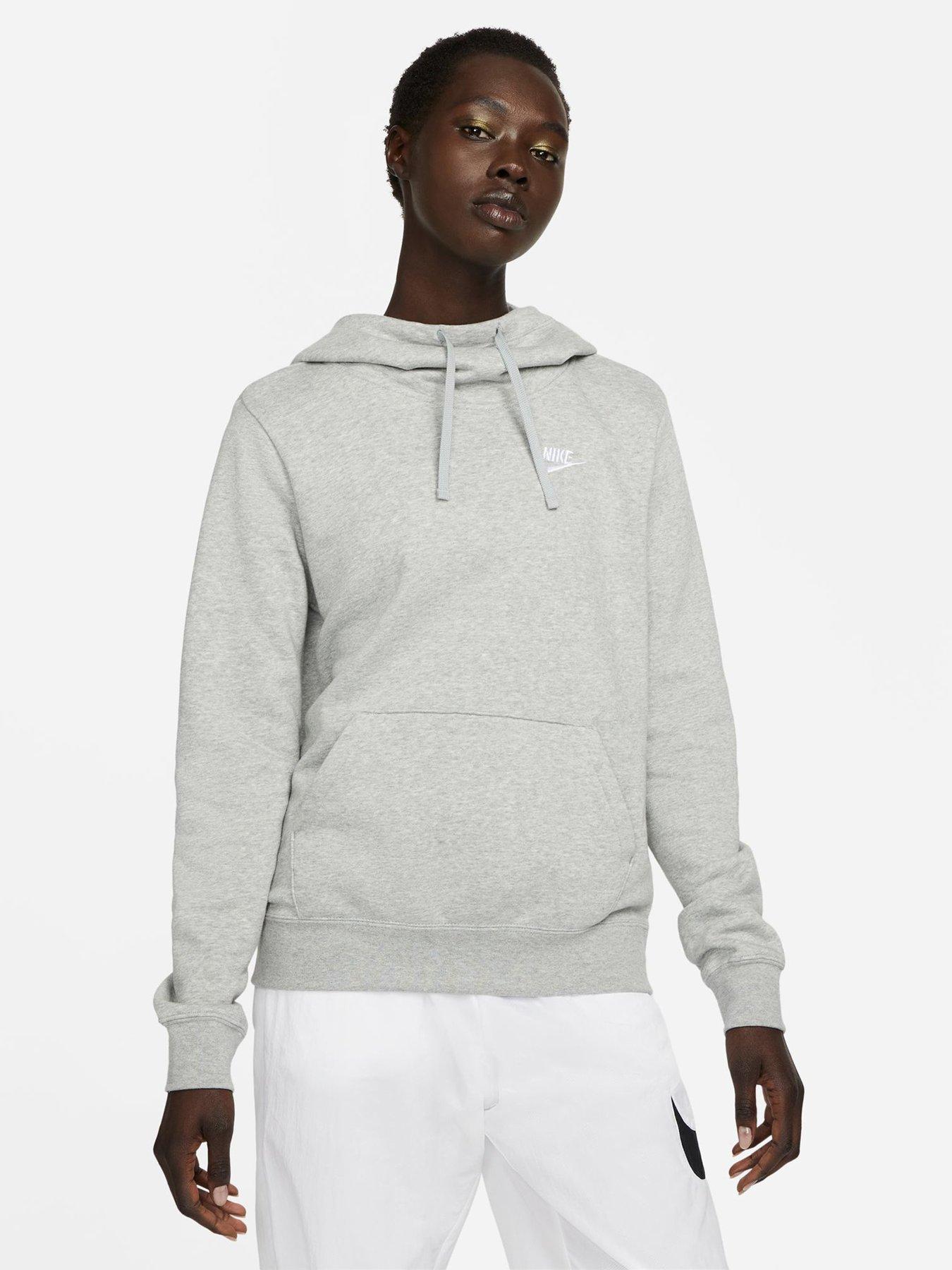 Dark grey heather hot sale nike hoodie