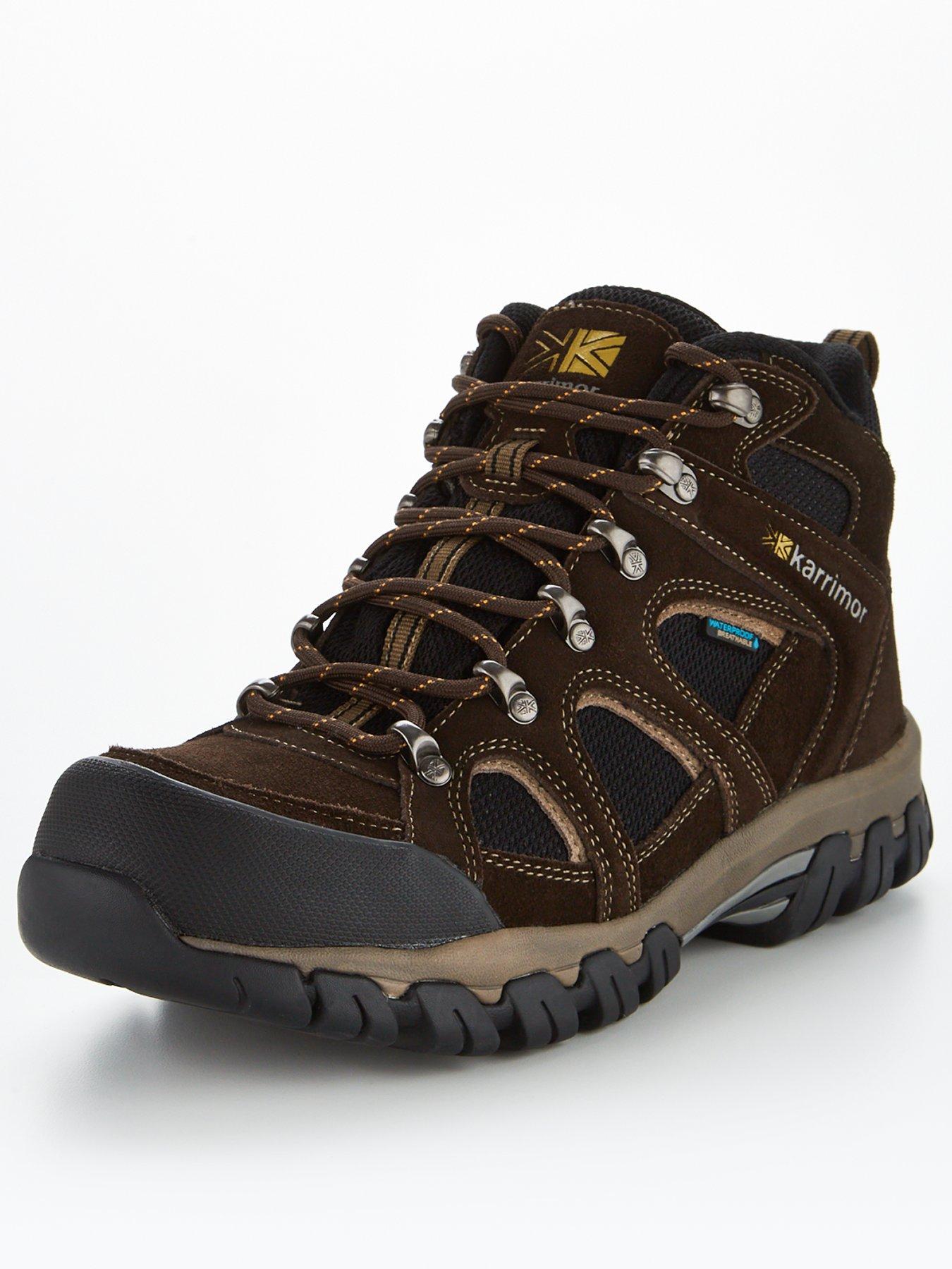 Karrimor mens helix mid hot sale weathertite hiking boots black